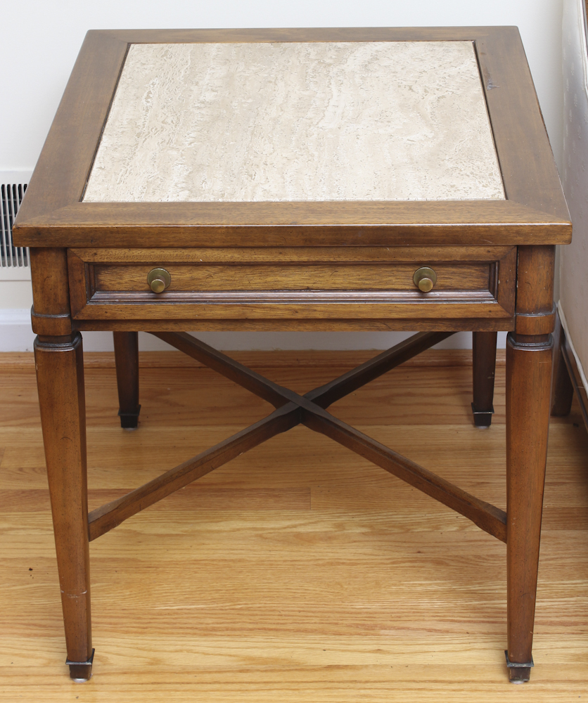 Pair of Sheraton Style Side Tables from Fine Furniture by Gordon's Inc.