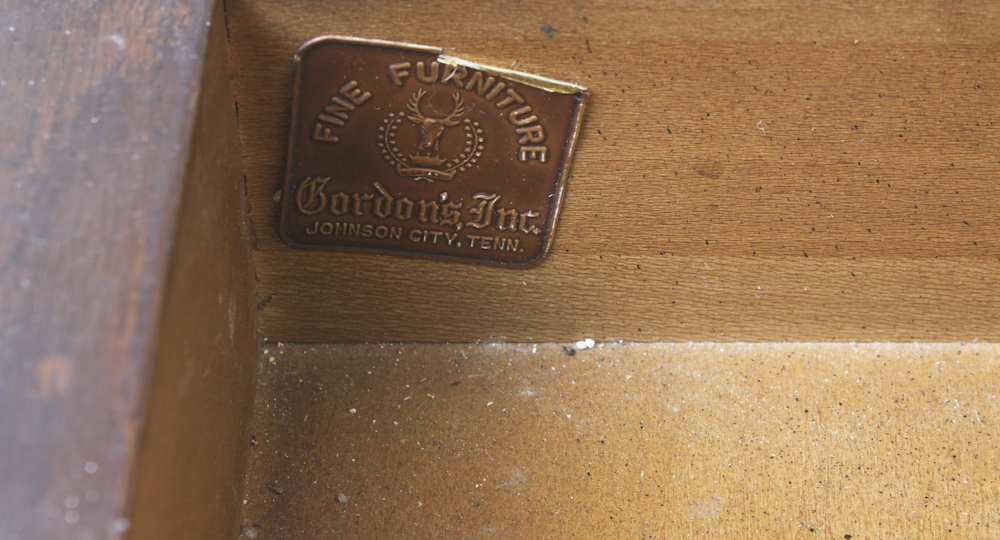 Pair of Sheraton Style Side Tables from Fine Furniture by Gordon's Inc.