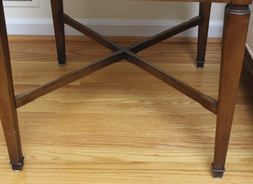 Pair of Sheraton Style Side Tables from Fine Furniture by Gordon's Inc.