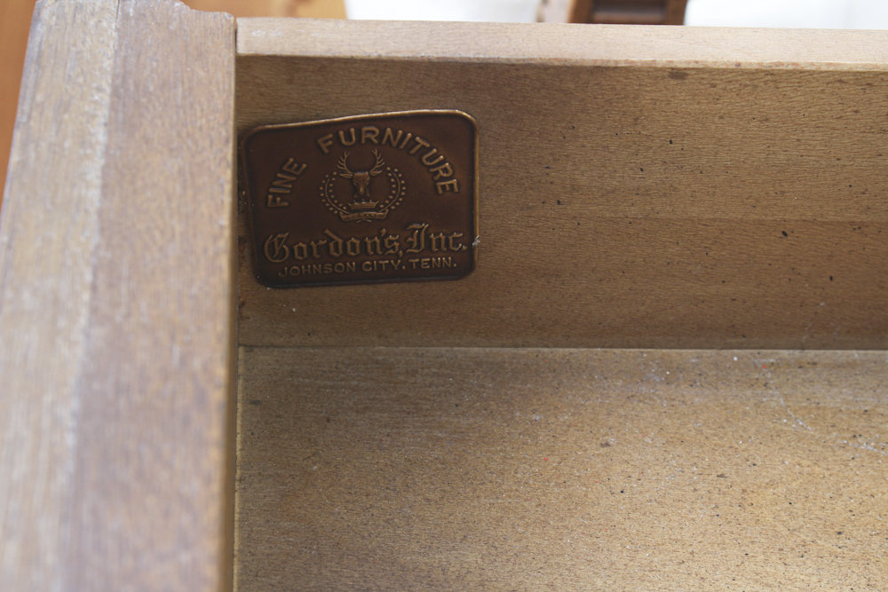 Pair of Sheraton Style Side Tables from Fine Furniture by Gordon's Inc.