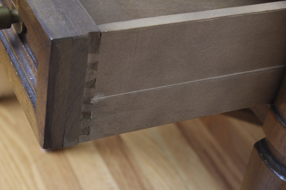 Pair of Sheraton Style Side Tables from Fine Furniture by Gordon's Inc.