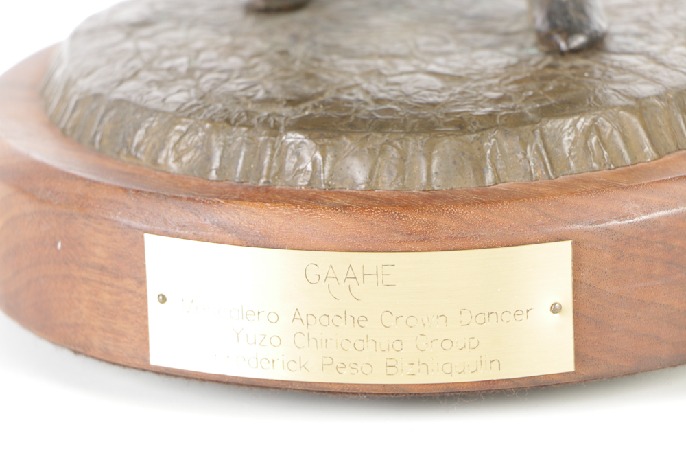 Frederick Peso Bizhiiquulin Limited Edition Copper Sculpture "Gaahe"