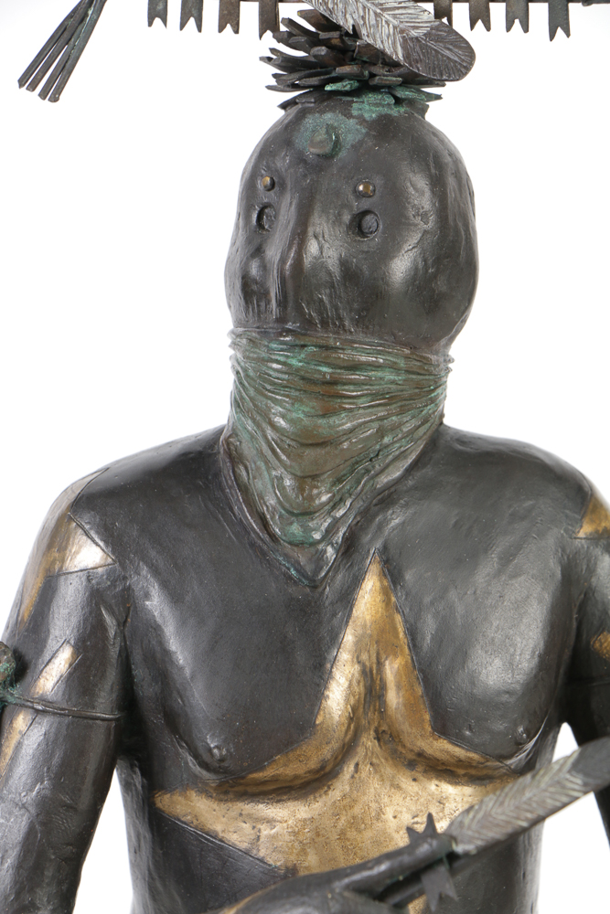 Frederick Peso Bizhiiquulin Limited Edition Copper Sculpture "Gaahe"