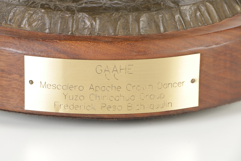 Frederick Peso Bizhiiquulin Limited Edition Copper Sculpture "Gaahe"