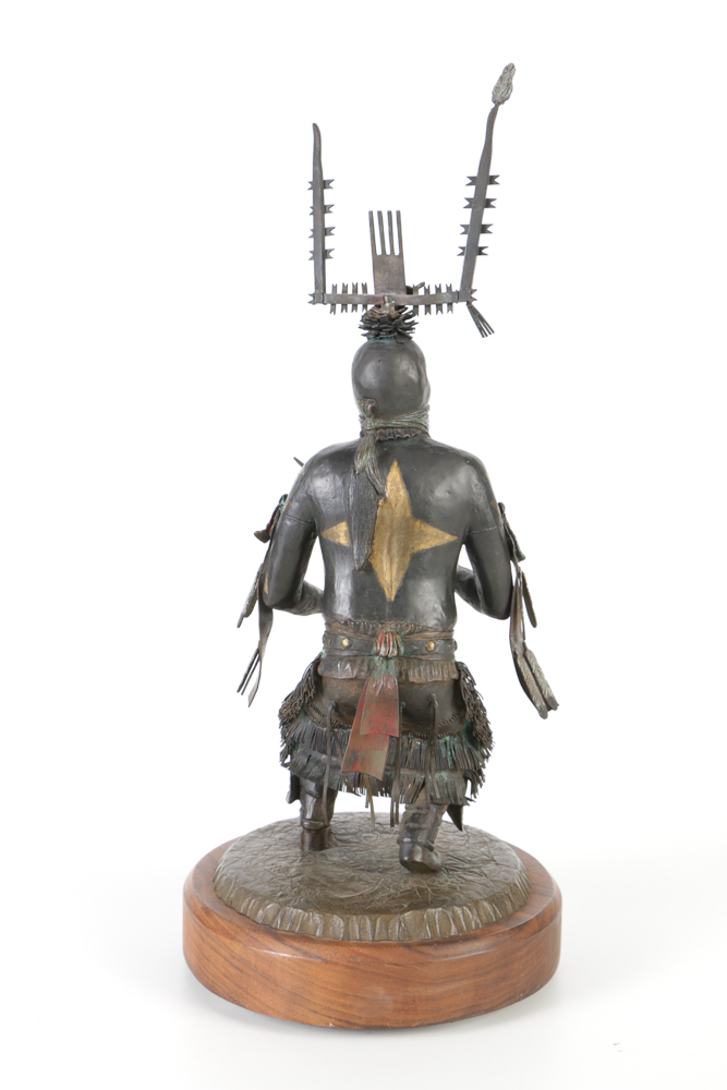 Frederick Peso Bizhiiquulin Limited Edition Copper Sculpture "Gaahe"