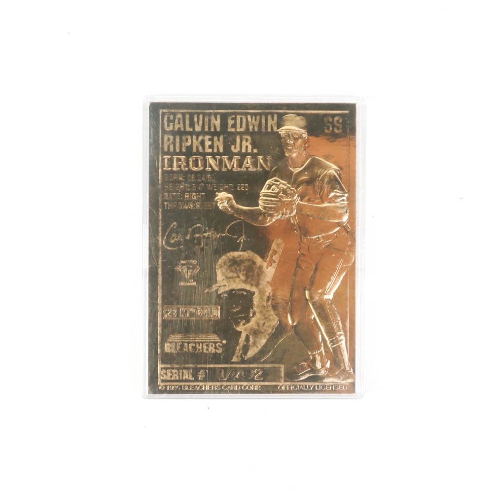 Cal Ripken, Jr. Gold Foil Trading Cards and Collectibles