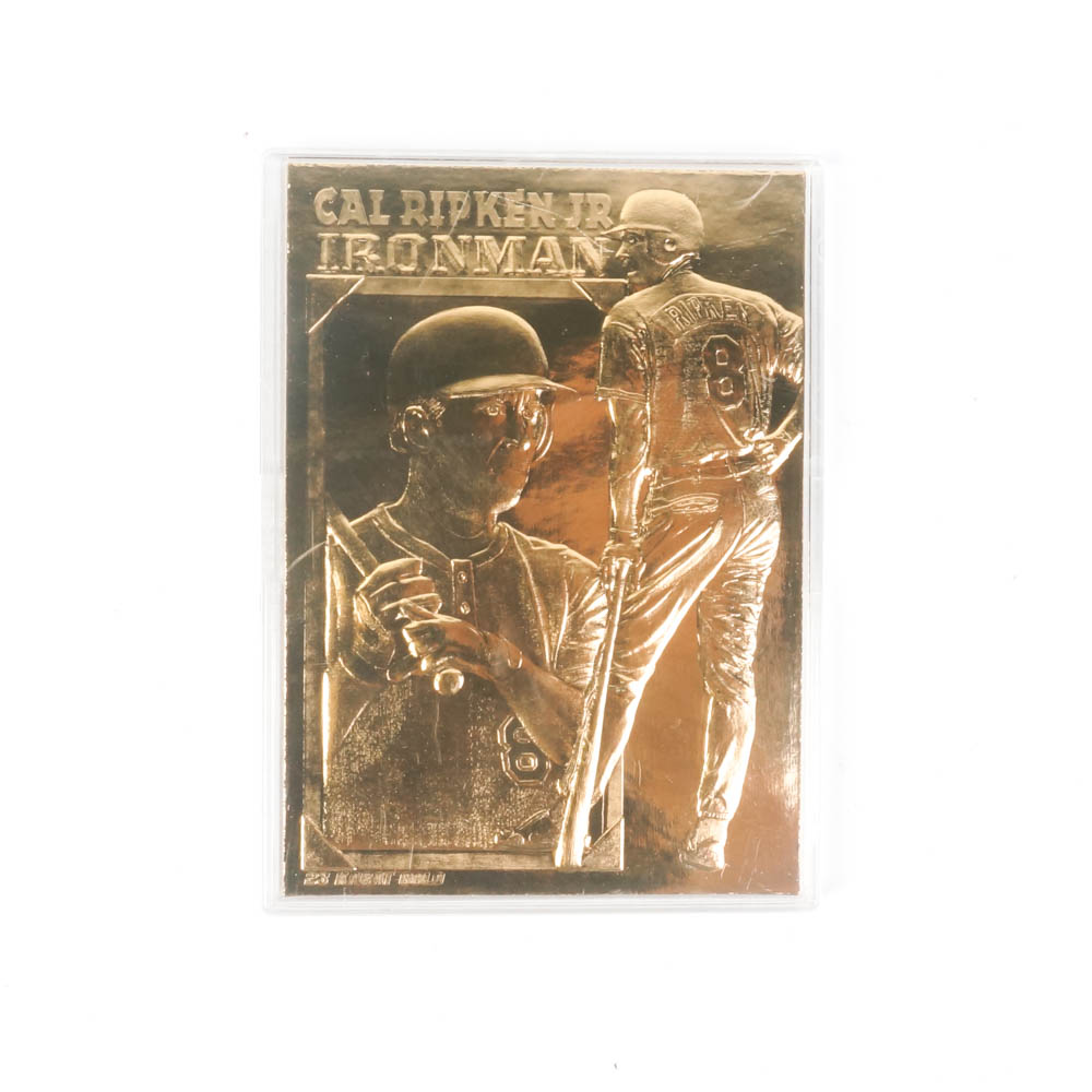 Cal Ripken, Jr. Gold Foil Trading Cards and Collectibles