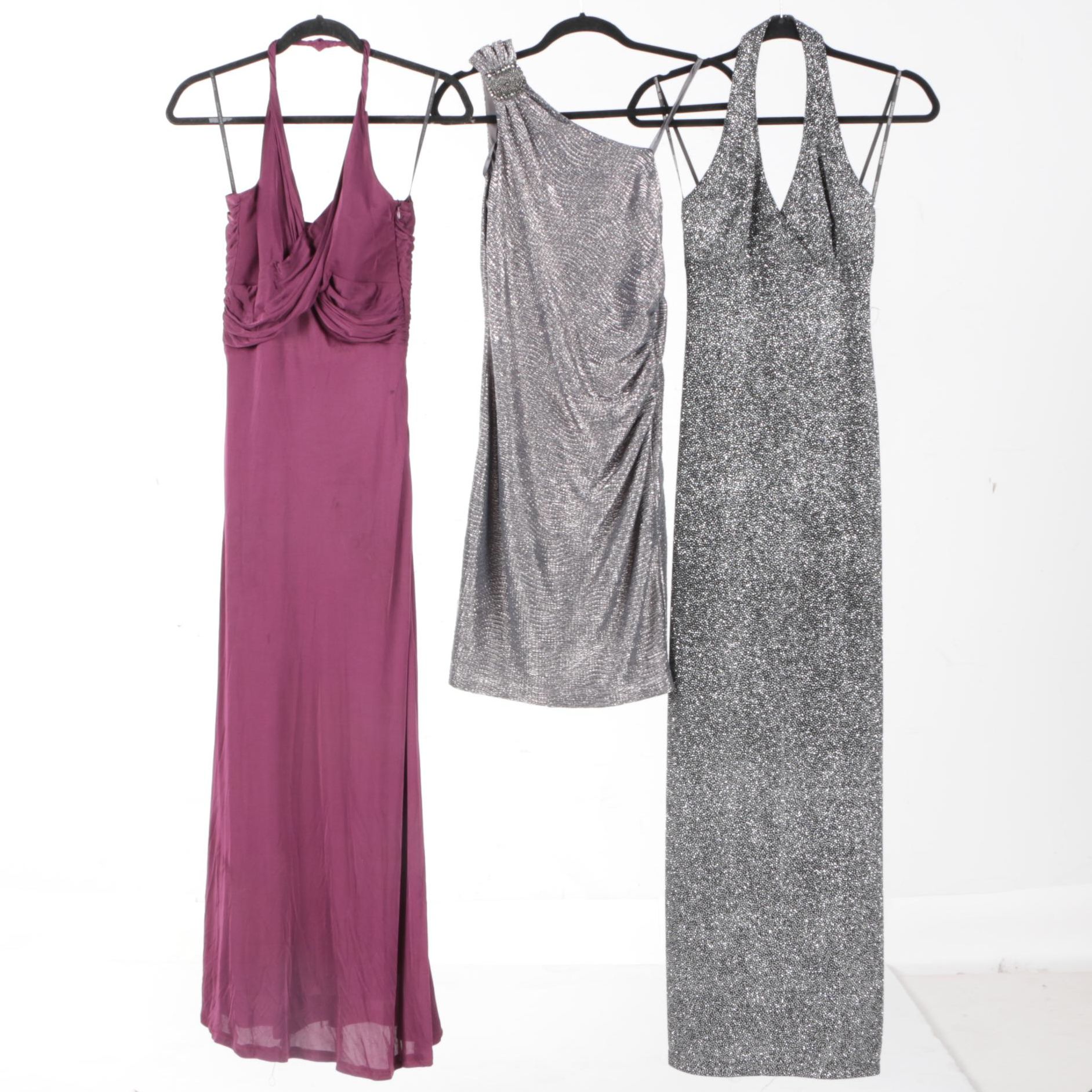 Women's Formal Gowns and a Cocktail Dress