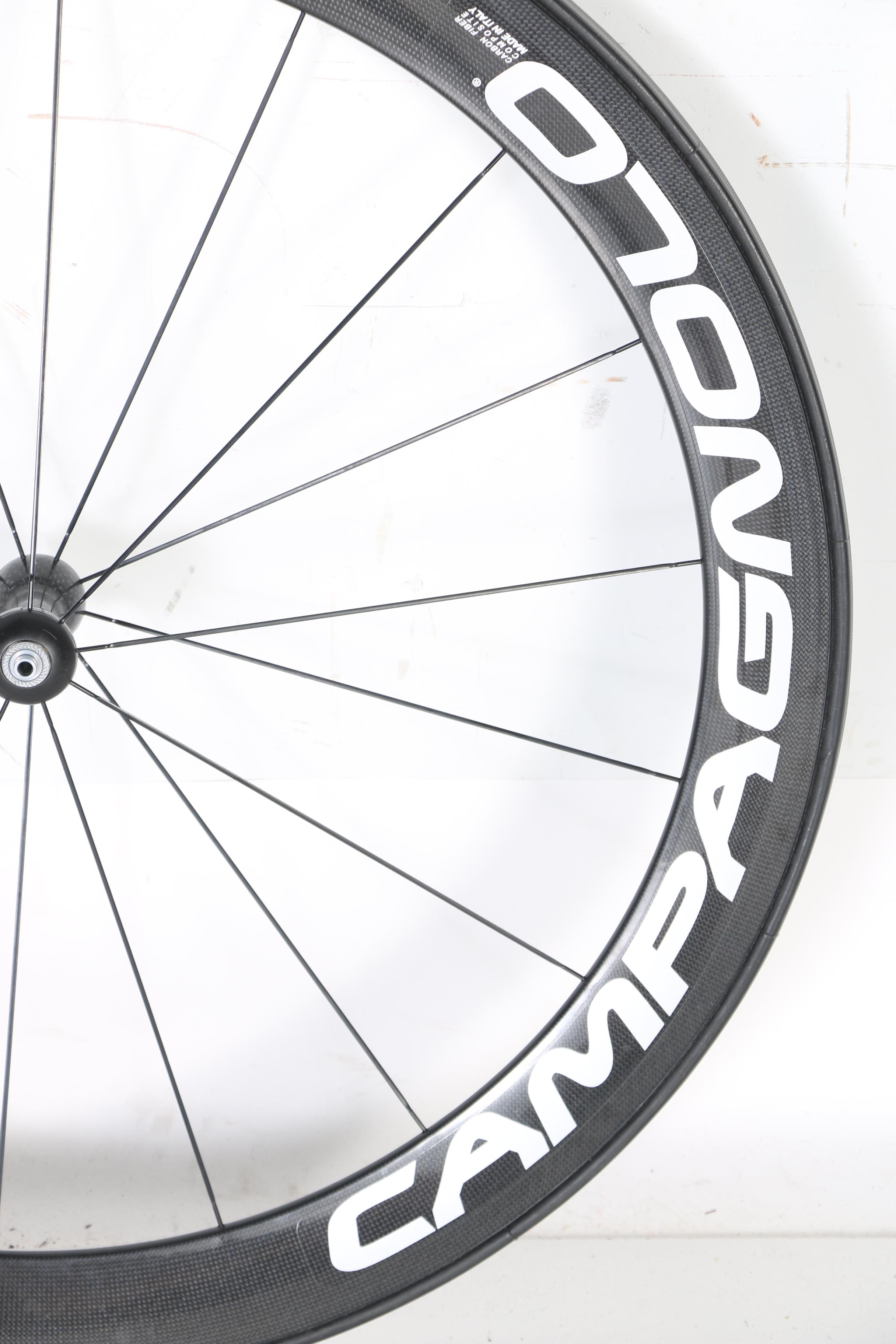 Set of Campagnolo Bora G3 Carbon Fiber Bicycle Wheels