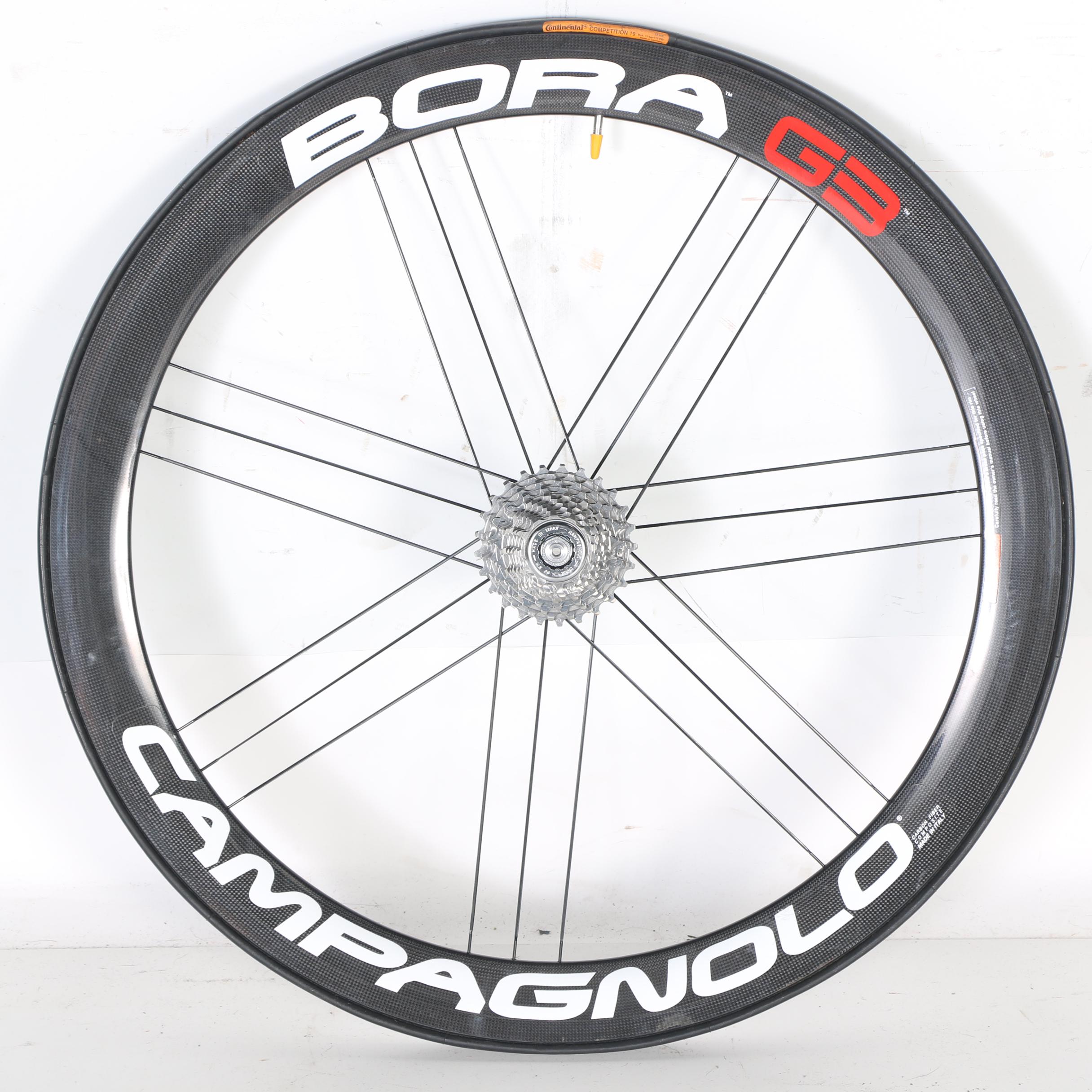 Set of Campagnolo Bora G3 Carbon Fiber Bicycle Wheels