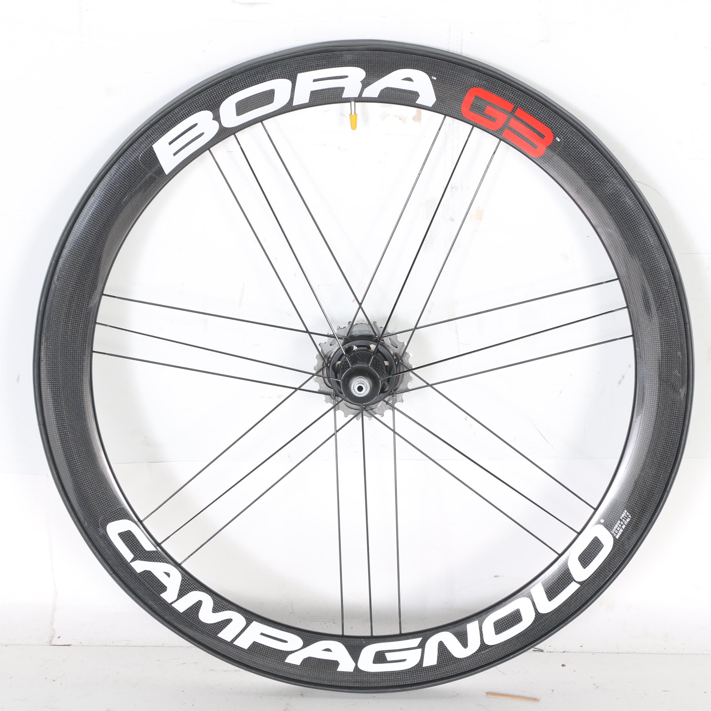 Set of Campagnolo Bora G3 Carbon Fiber Bicycle Wheels