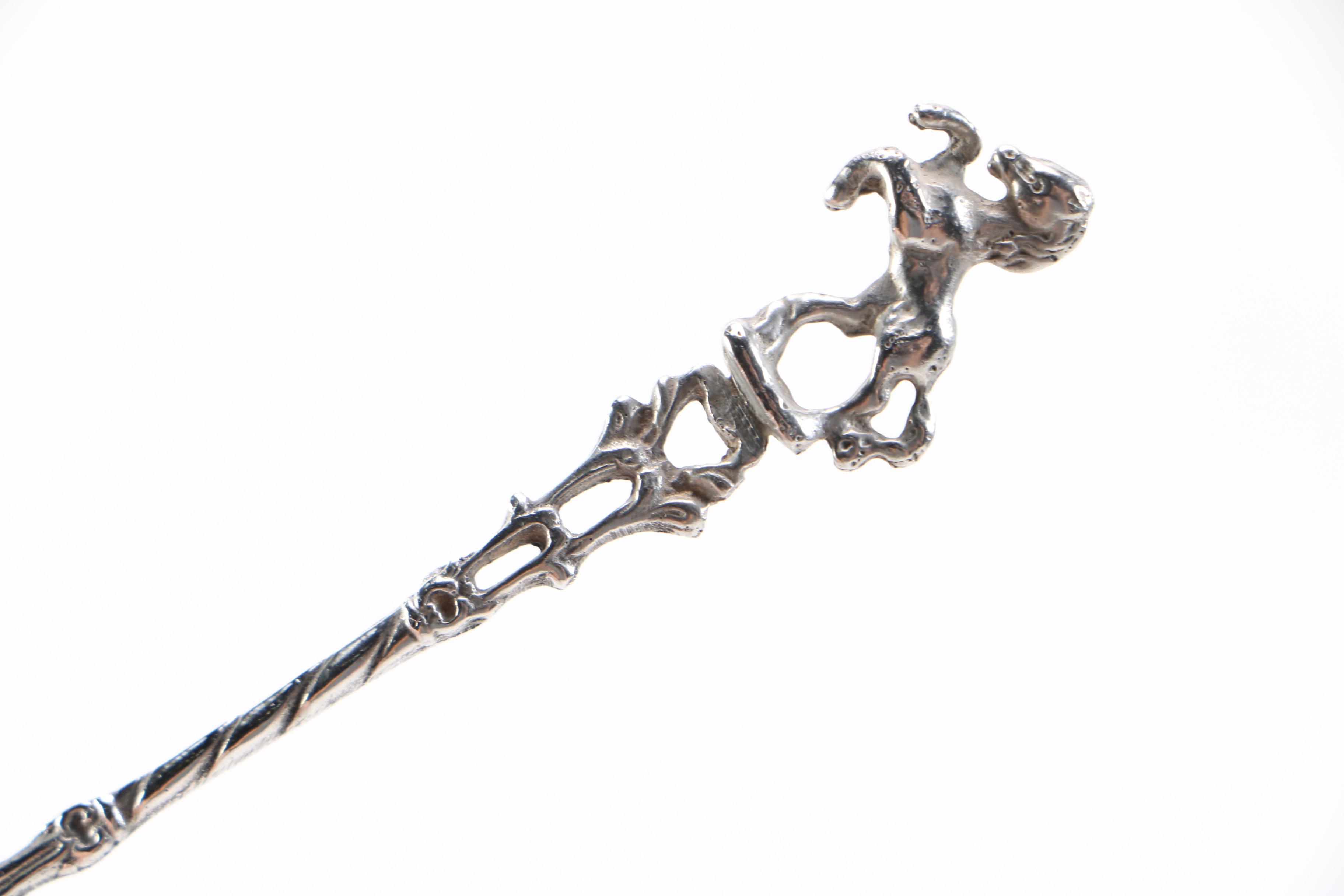 Assortment of 800 Silver Souvenir Spoons