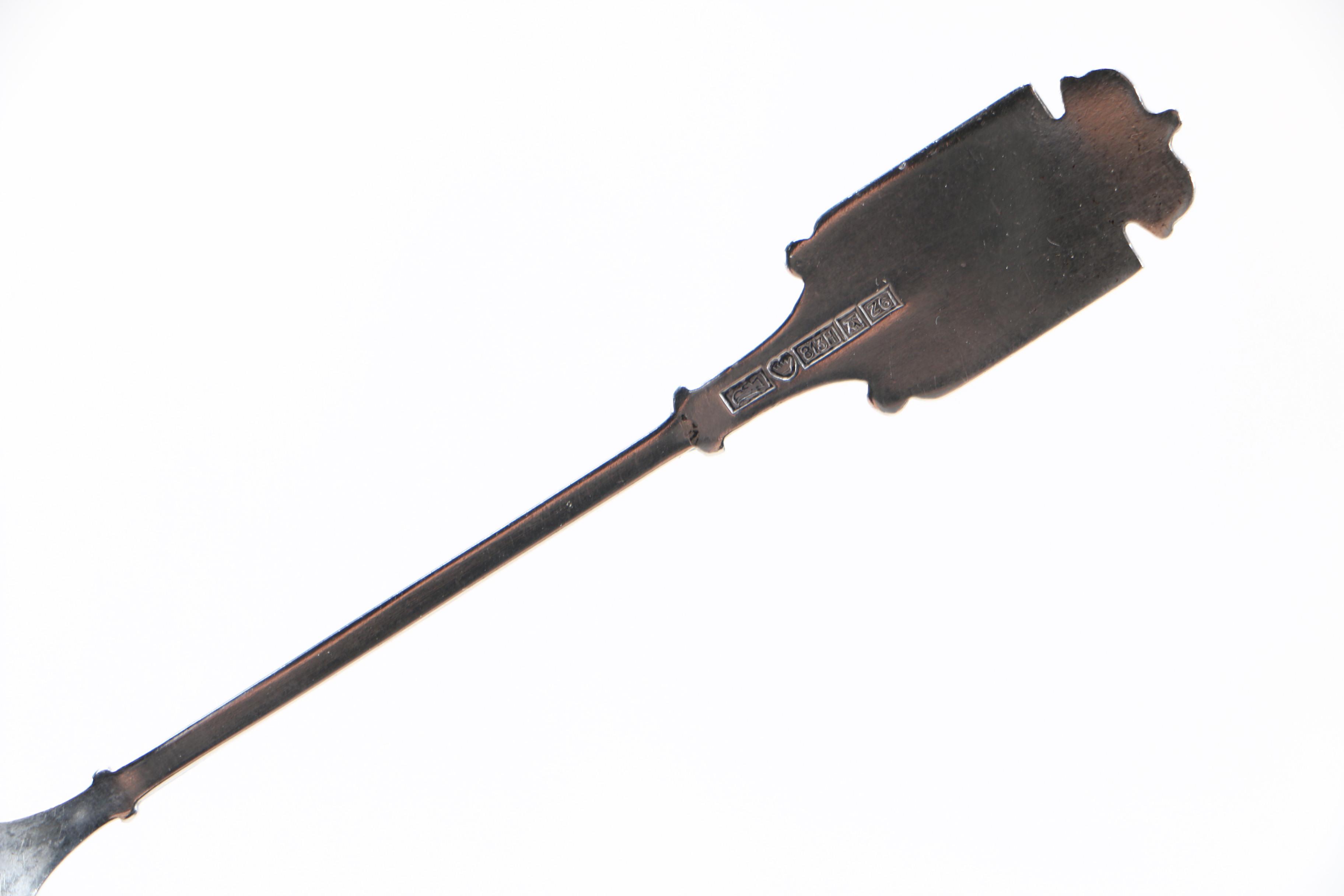 Assortment of 800 Silver Souvenir Spoons