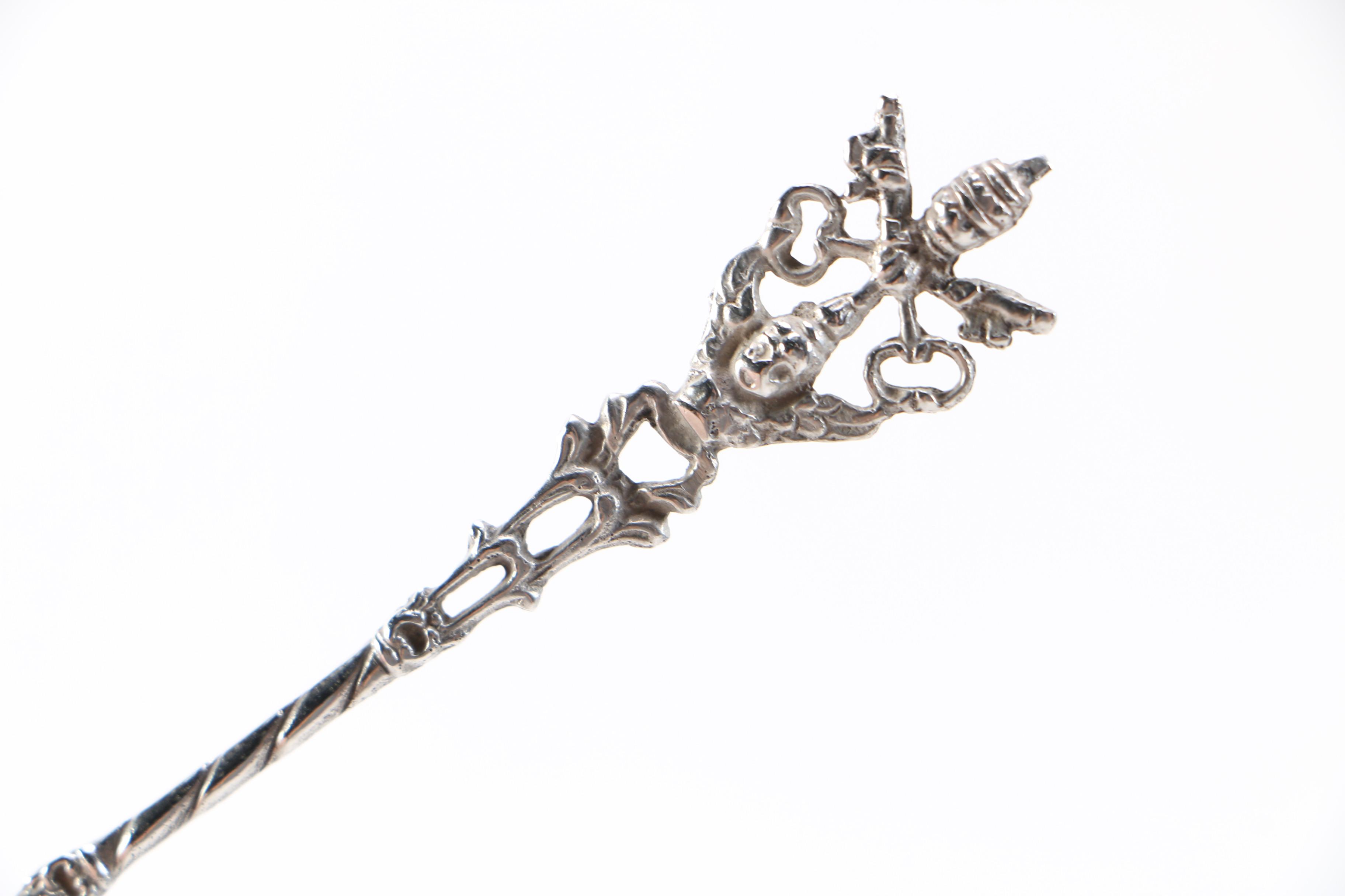 Assortment of 800 Silver Souvenir Spoons