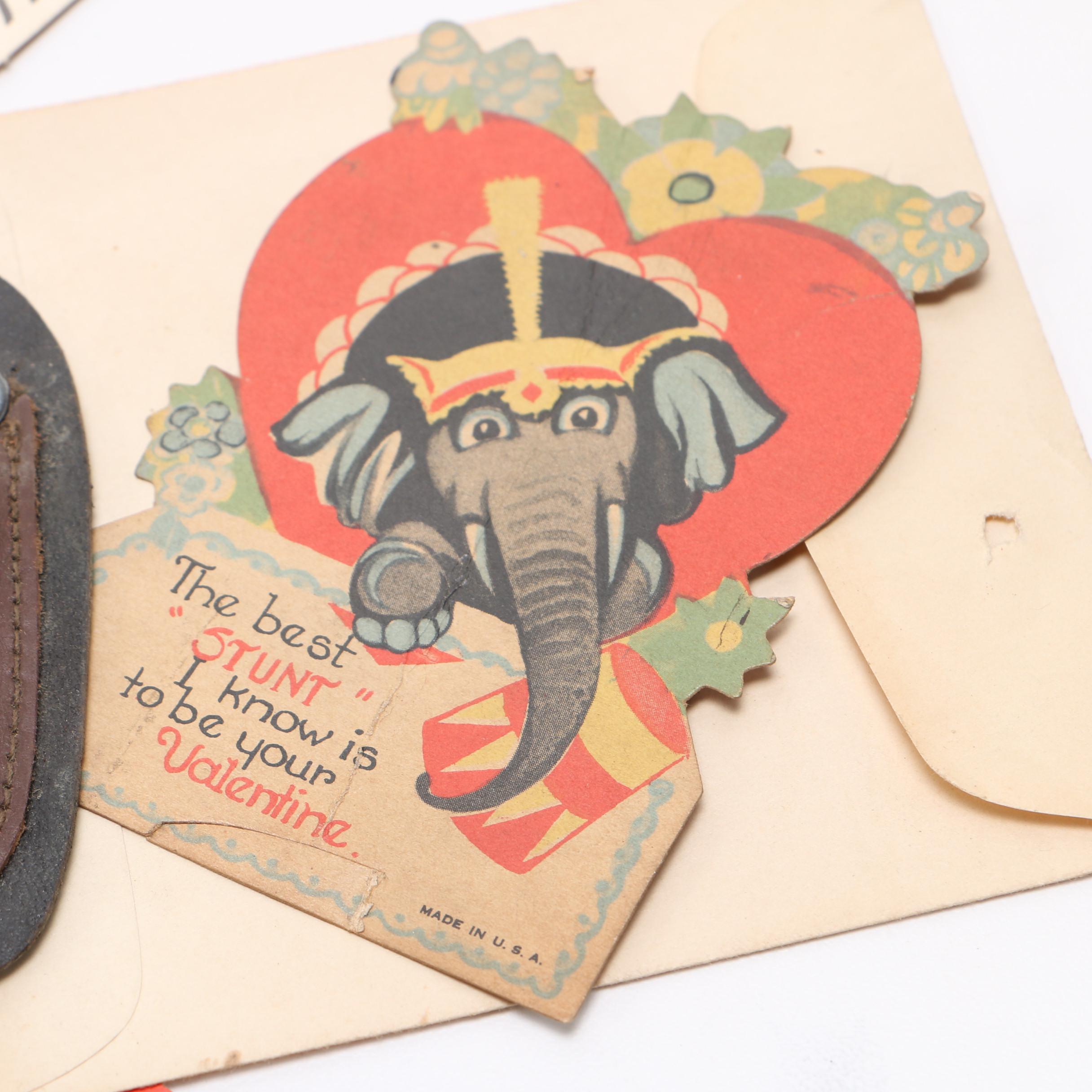 Miniature Toys and Vintage Greeting Cards