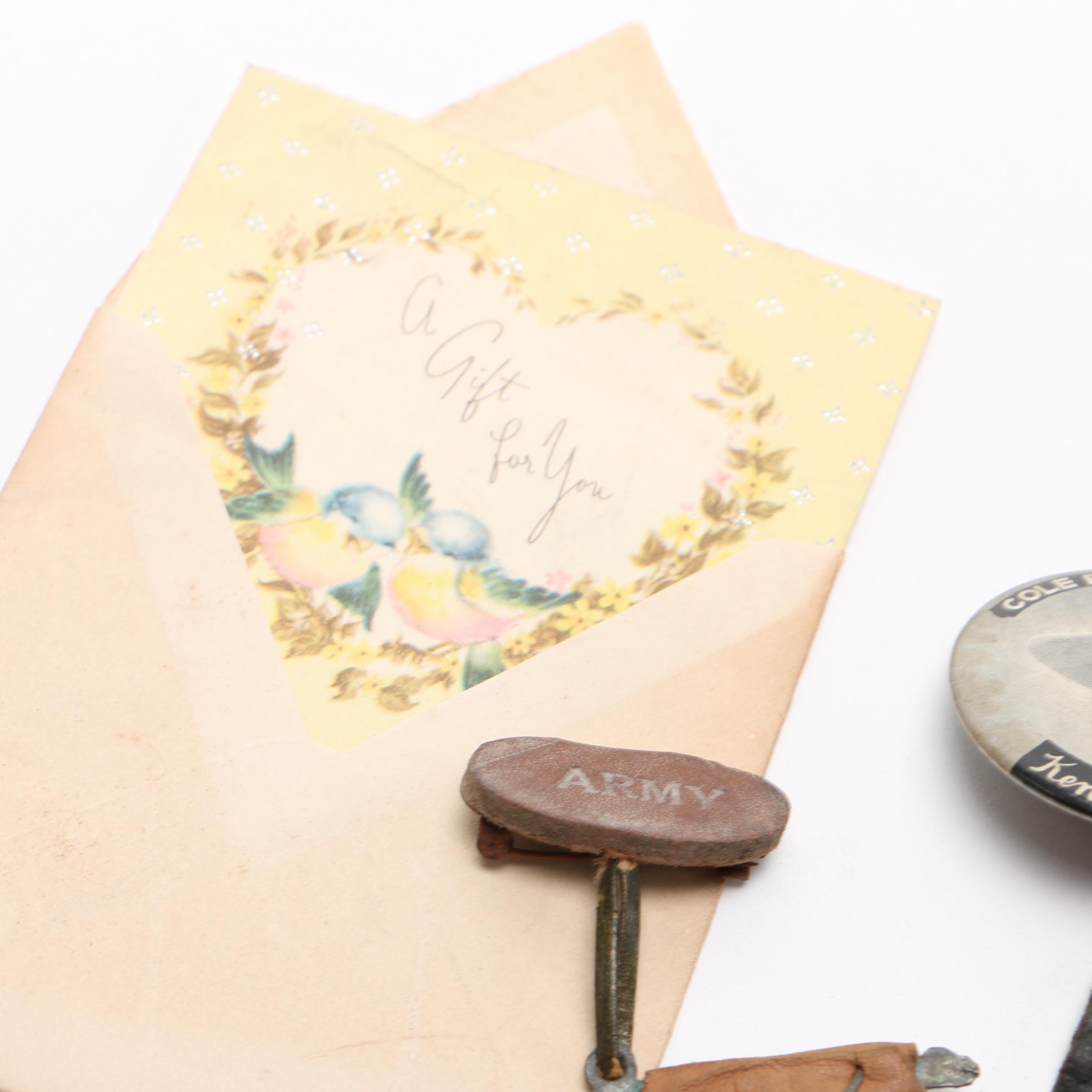 Miniature Toys and Vintage Greeting Cards