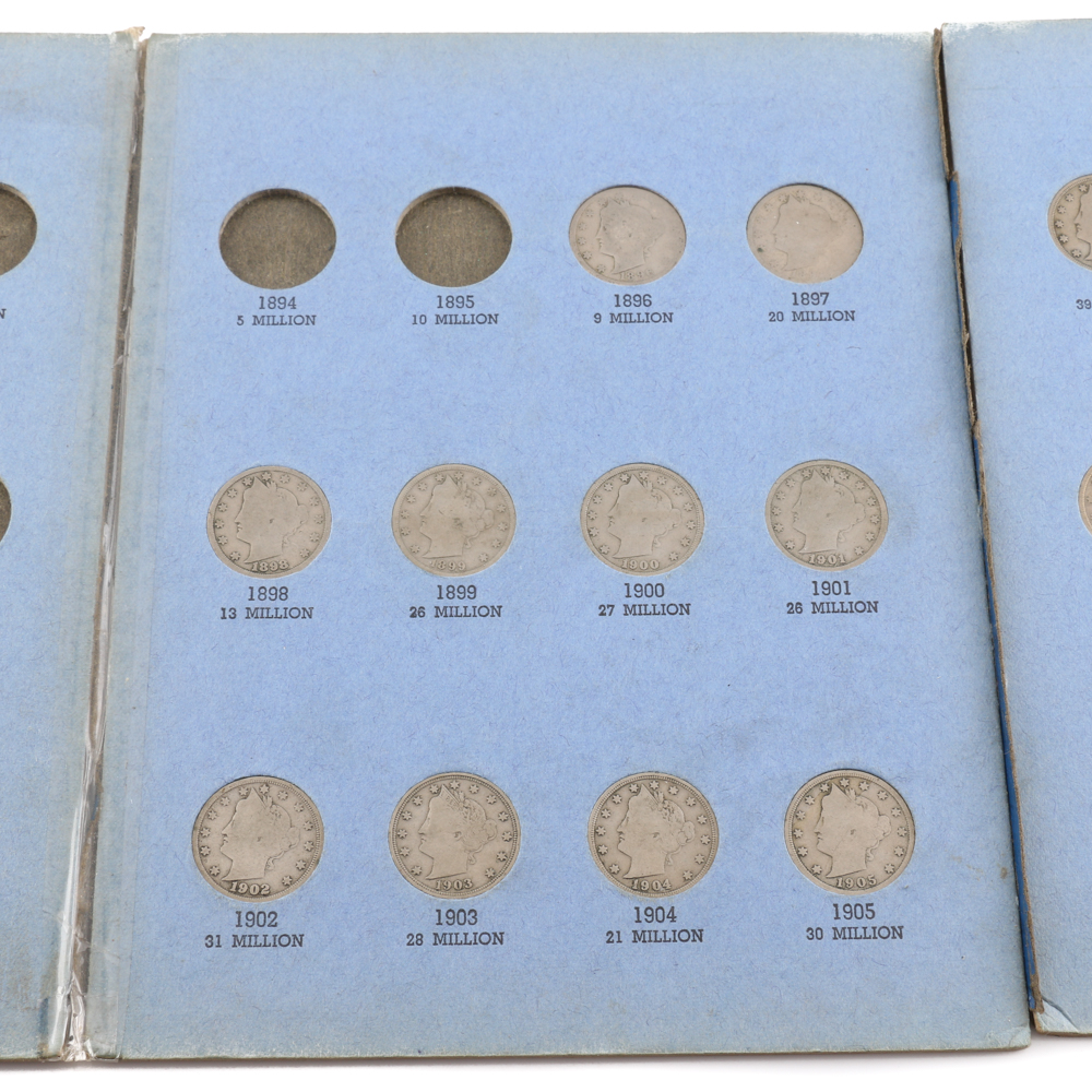 Group of 56 Various Liberty Nickels