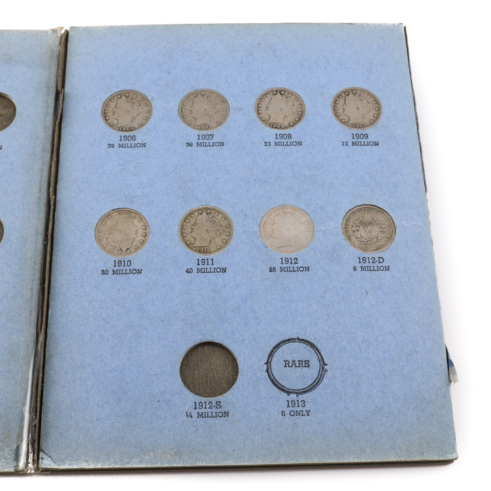 Group of 56 Various Liberty Nickels