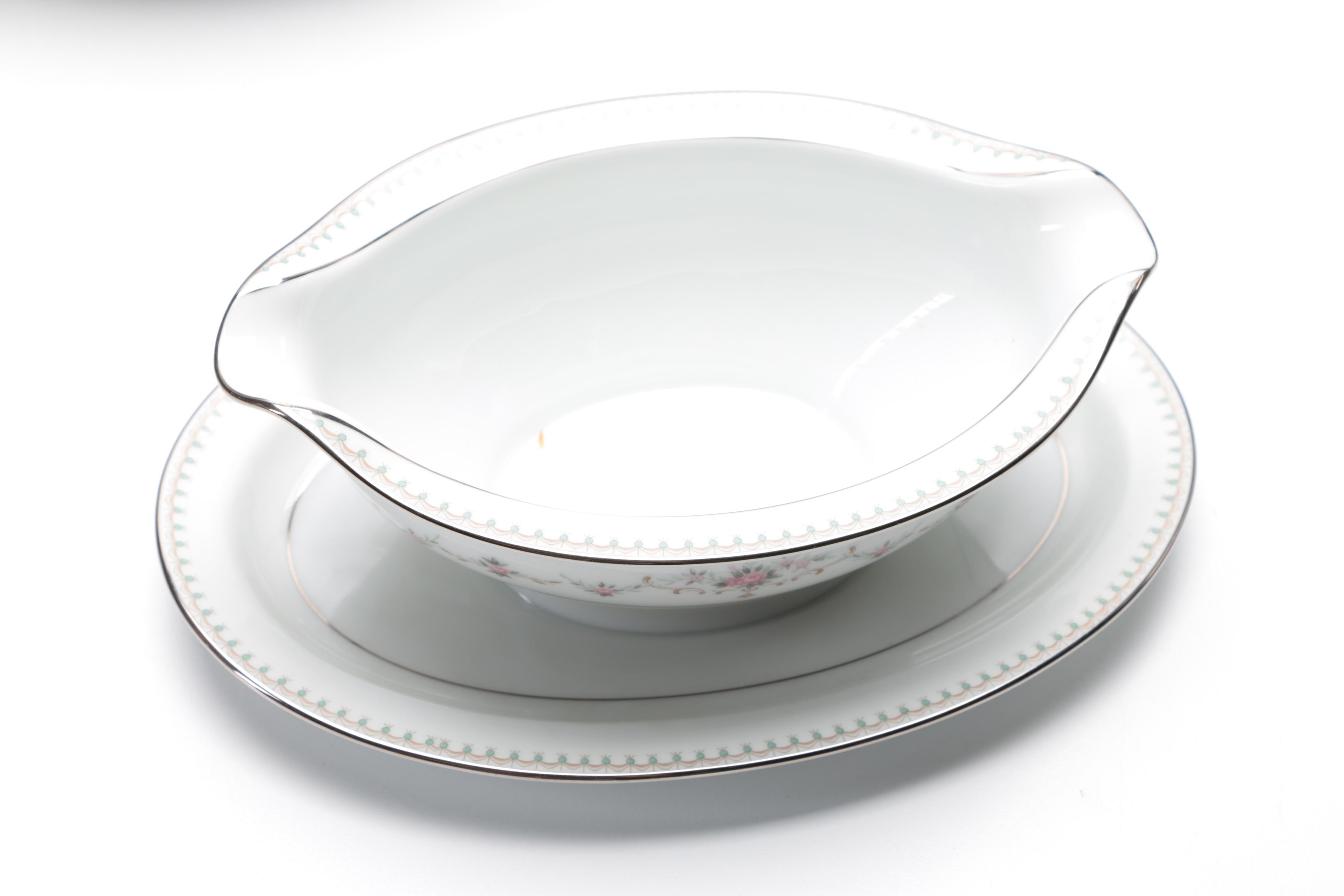Noritake "Fairmont" Porcelain Dinner Service Circa 1960-86