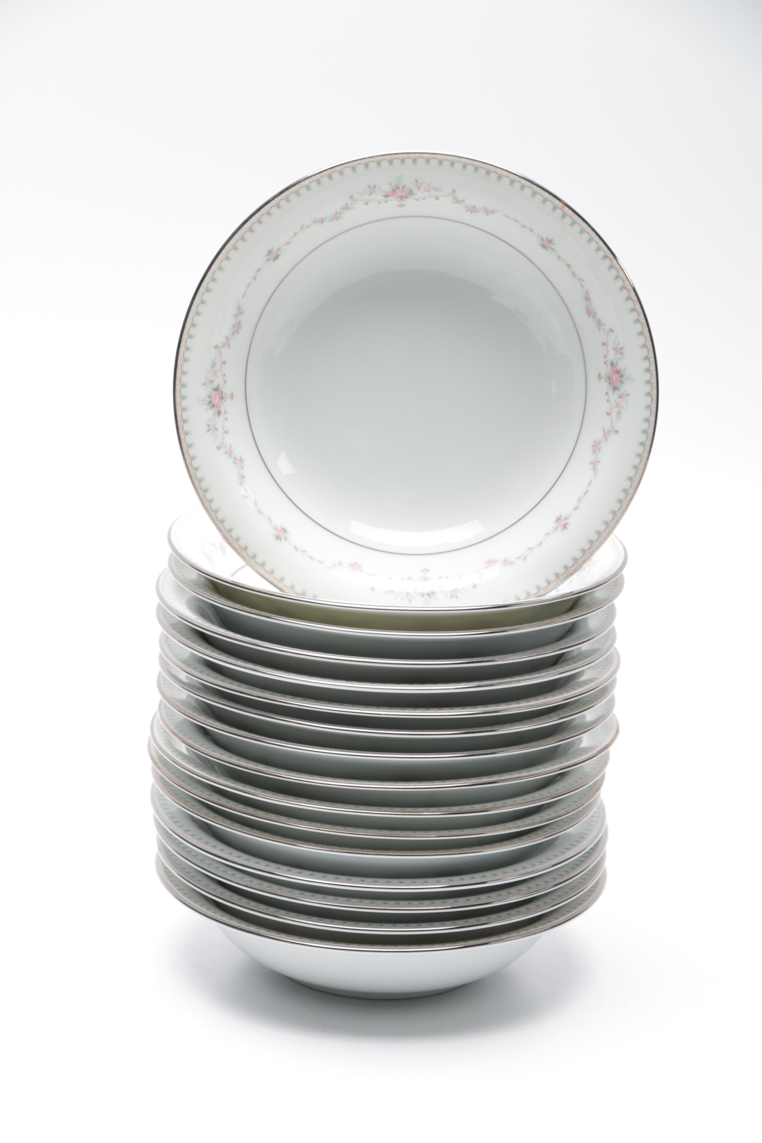 Noritake "Fairmont" Porcelain Dinner Service Circa 1960-86