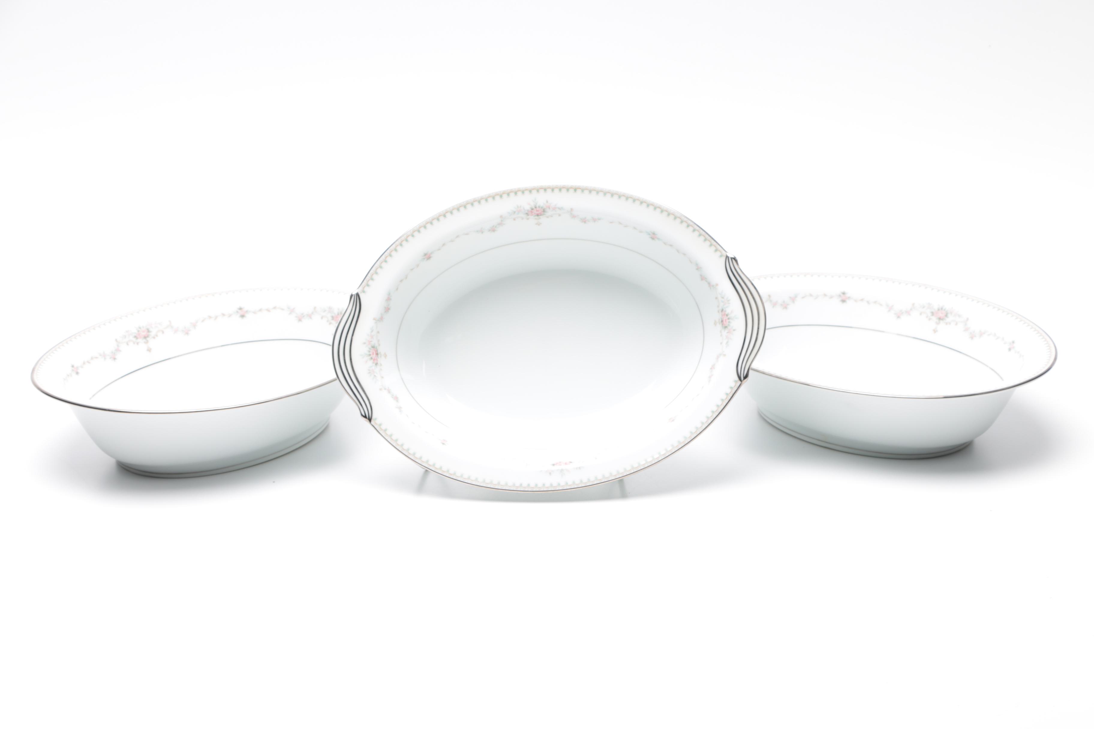 Noritake "Fairmont" Porcelain Dinner Service Circa 1960-86