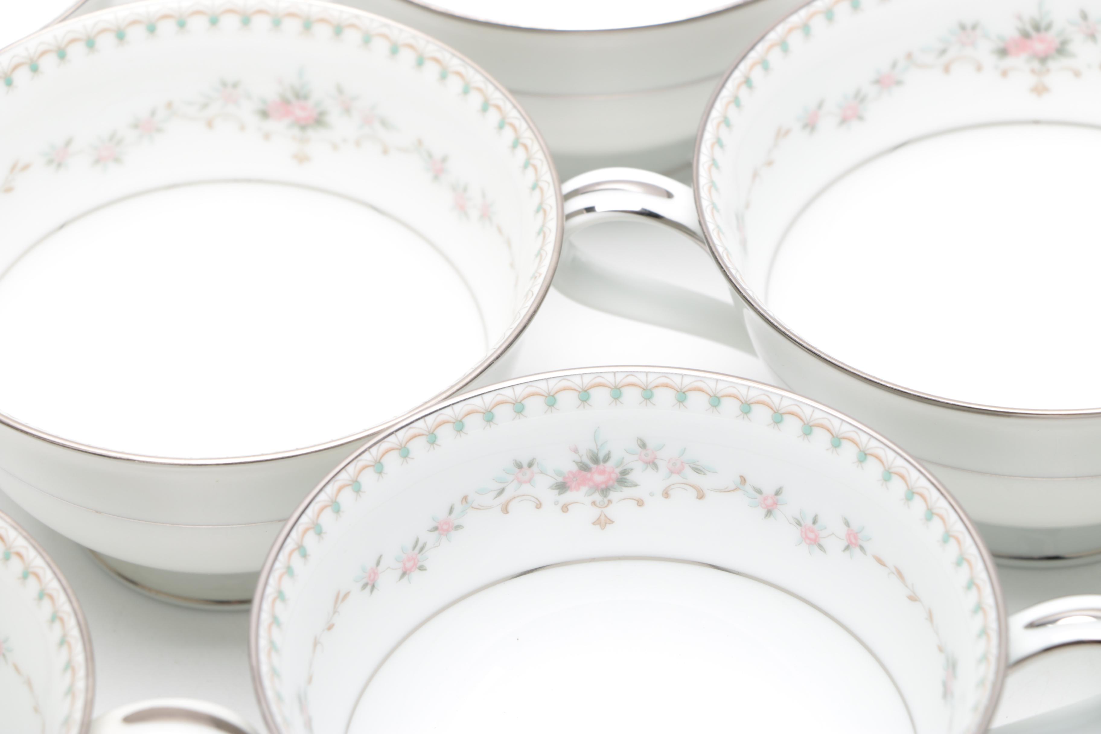 Noritake "Fairmont" Porcelain Dinner Service Circa 1960-86