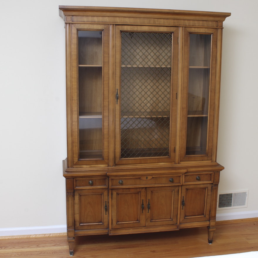 Vintage Federal Style China Cabinet