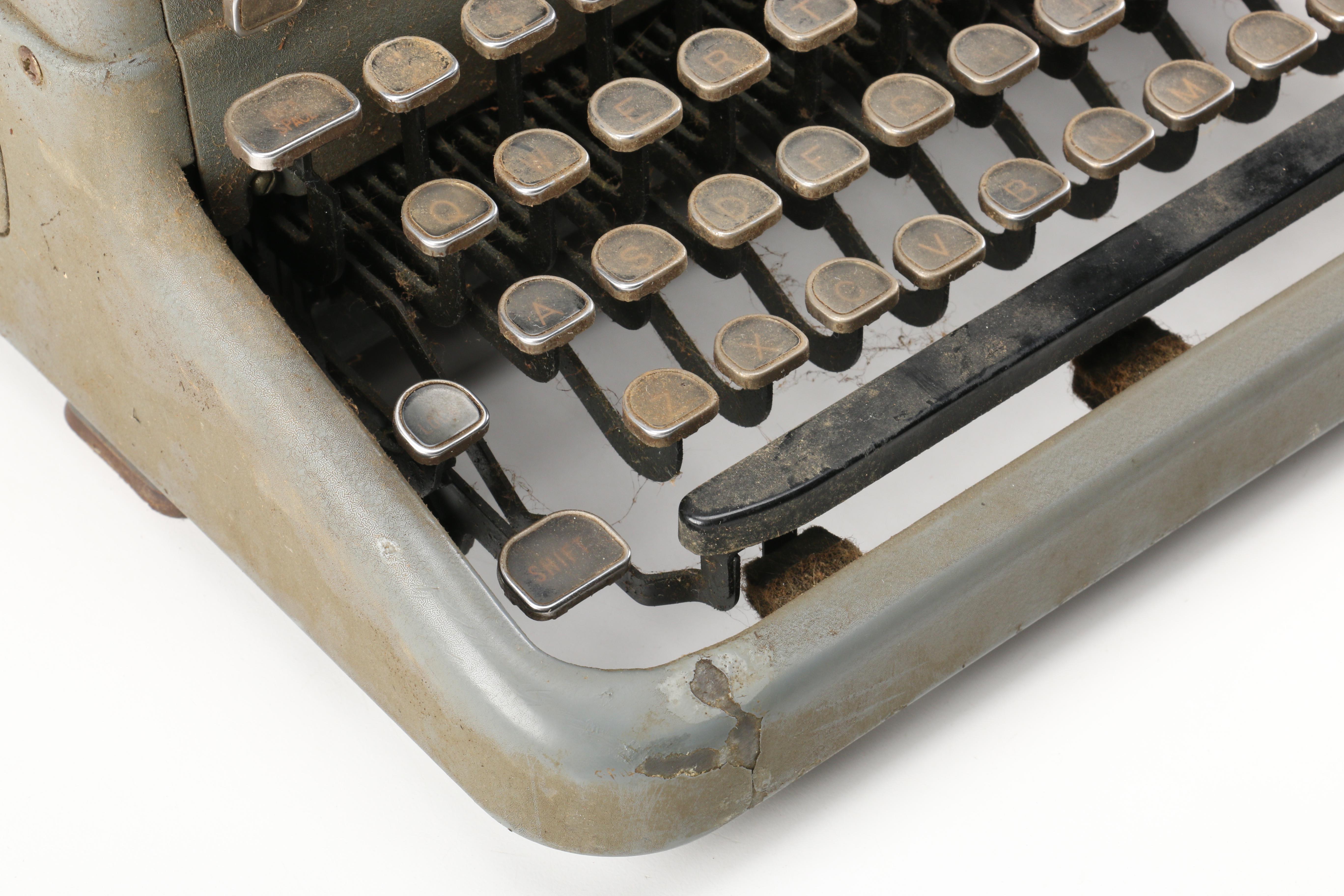 Vintage Royal Gray Typewriter