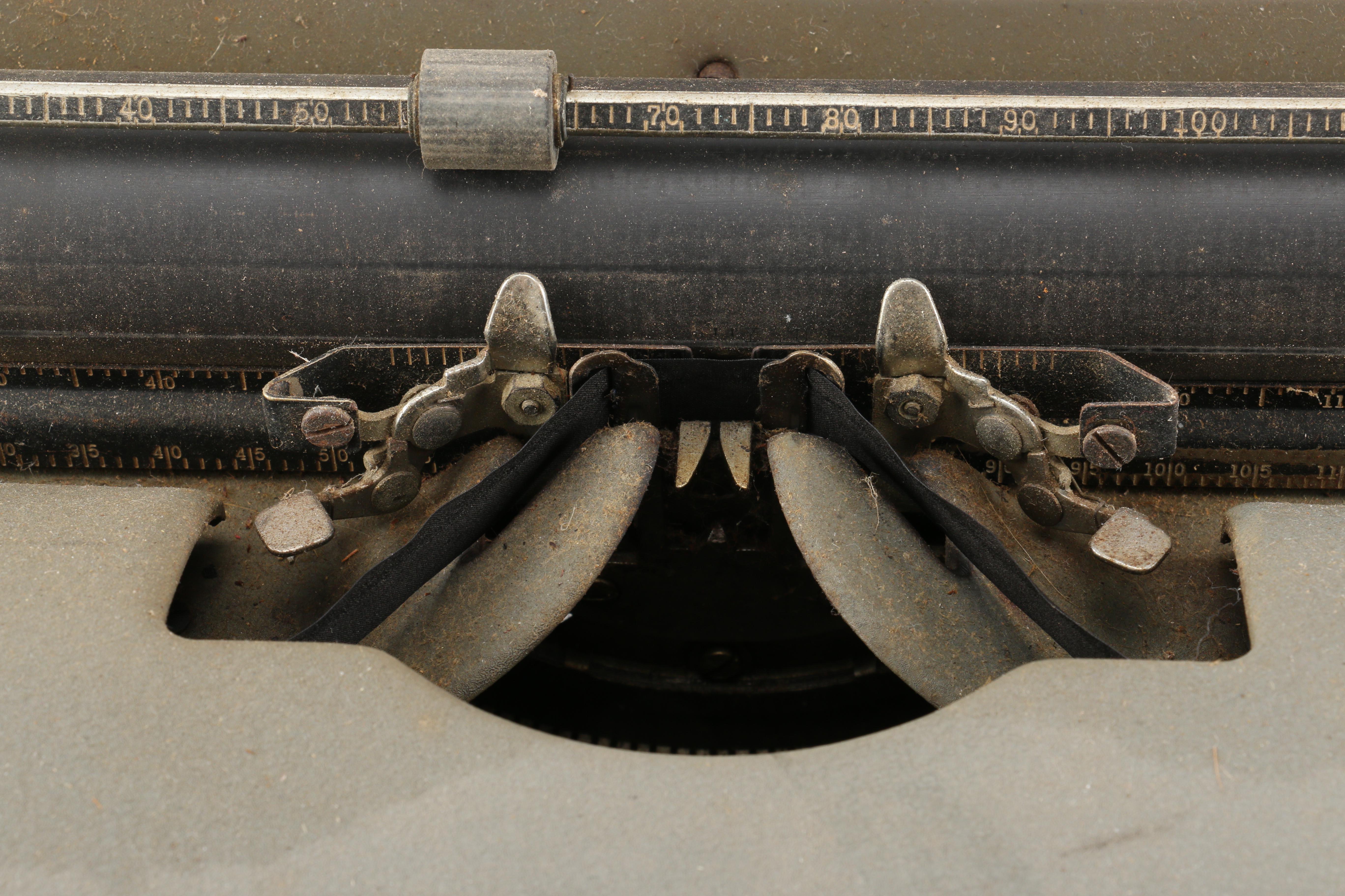 Vintage Royal Gray Typewriter