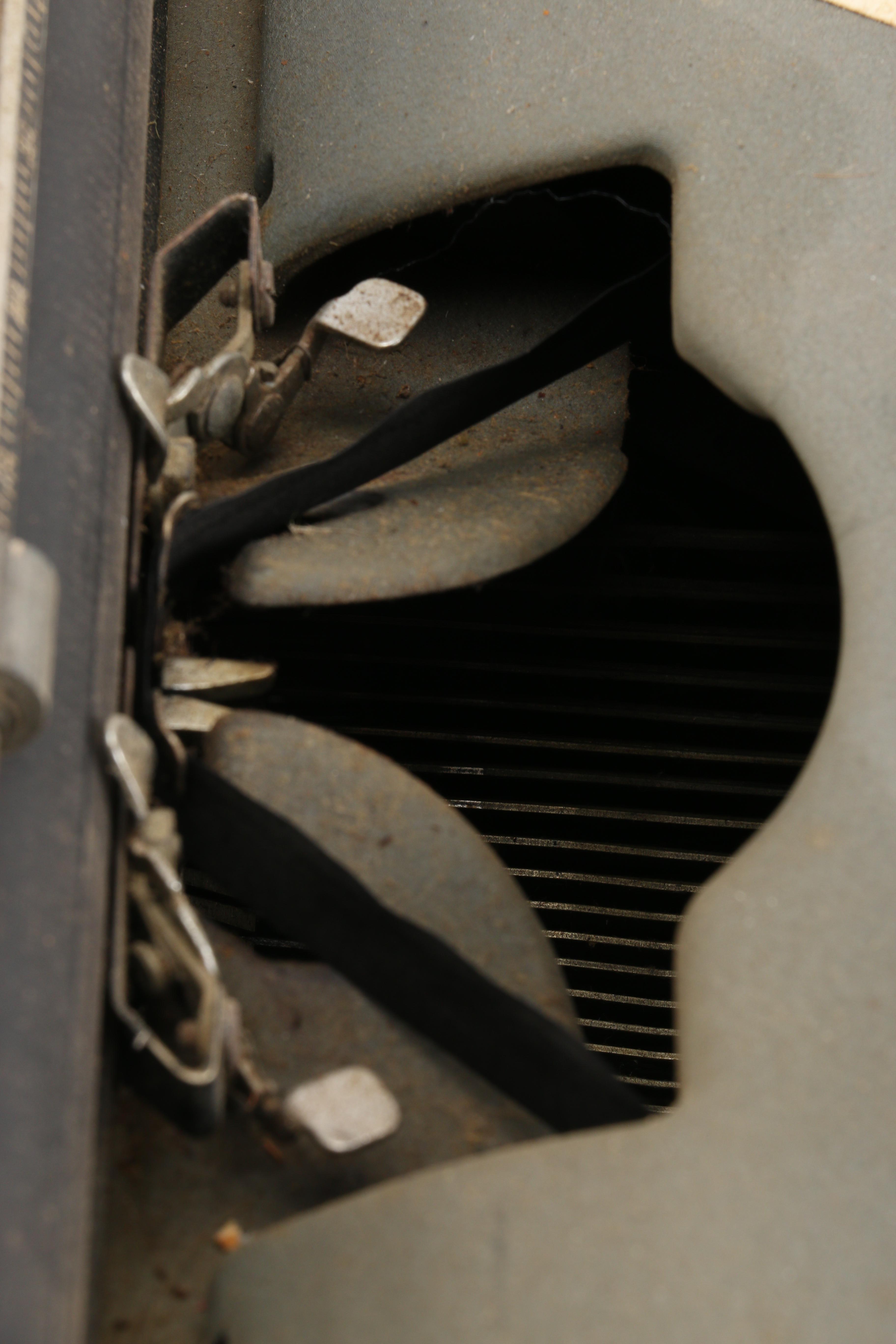 Vintage Royal Gray Typewriter