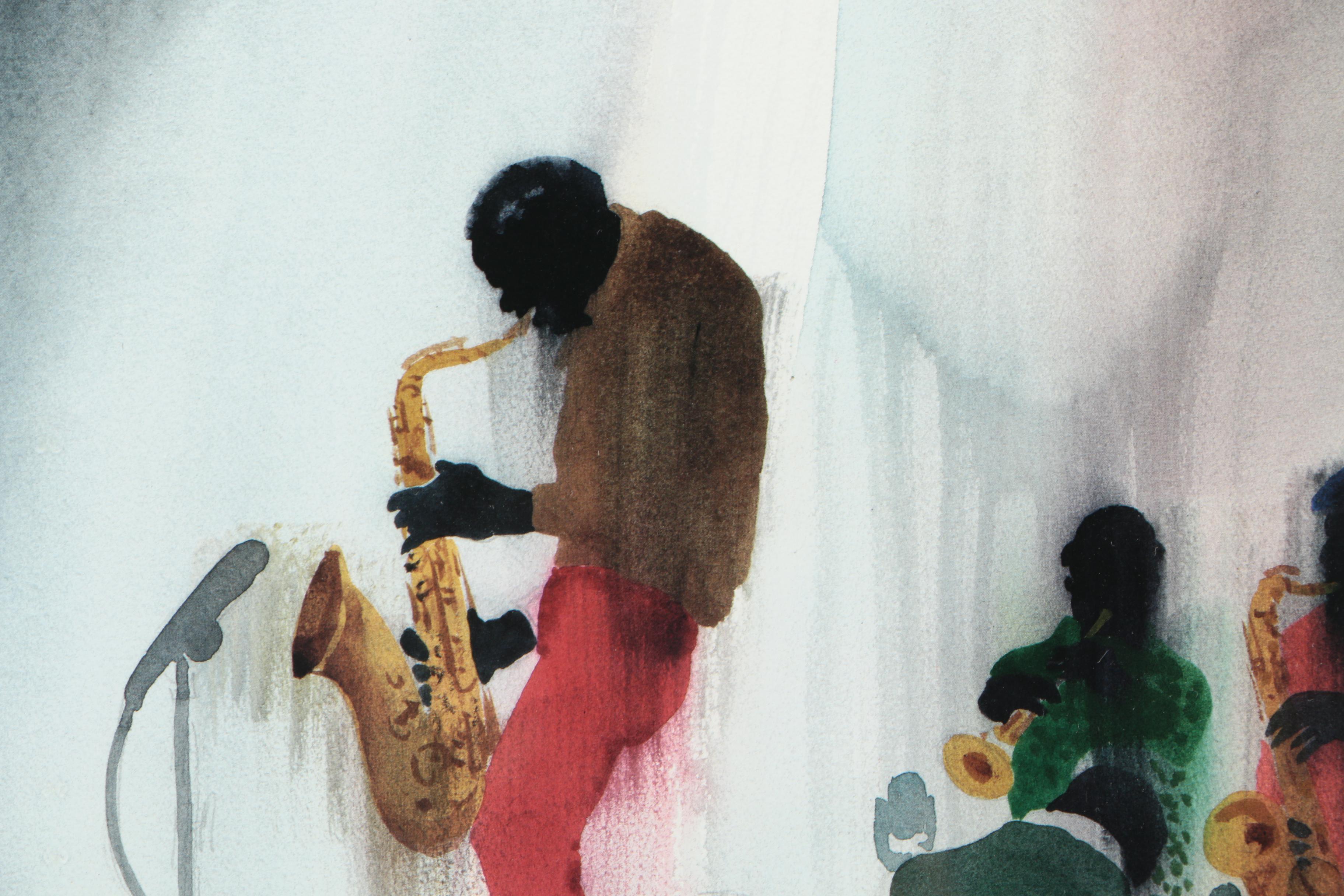 After Jim Tanaka Offset Lithograph "Stompin' At The Savoy"