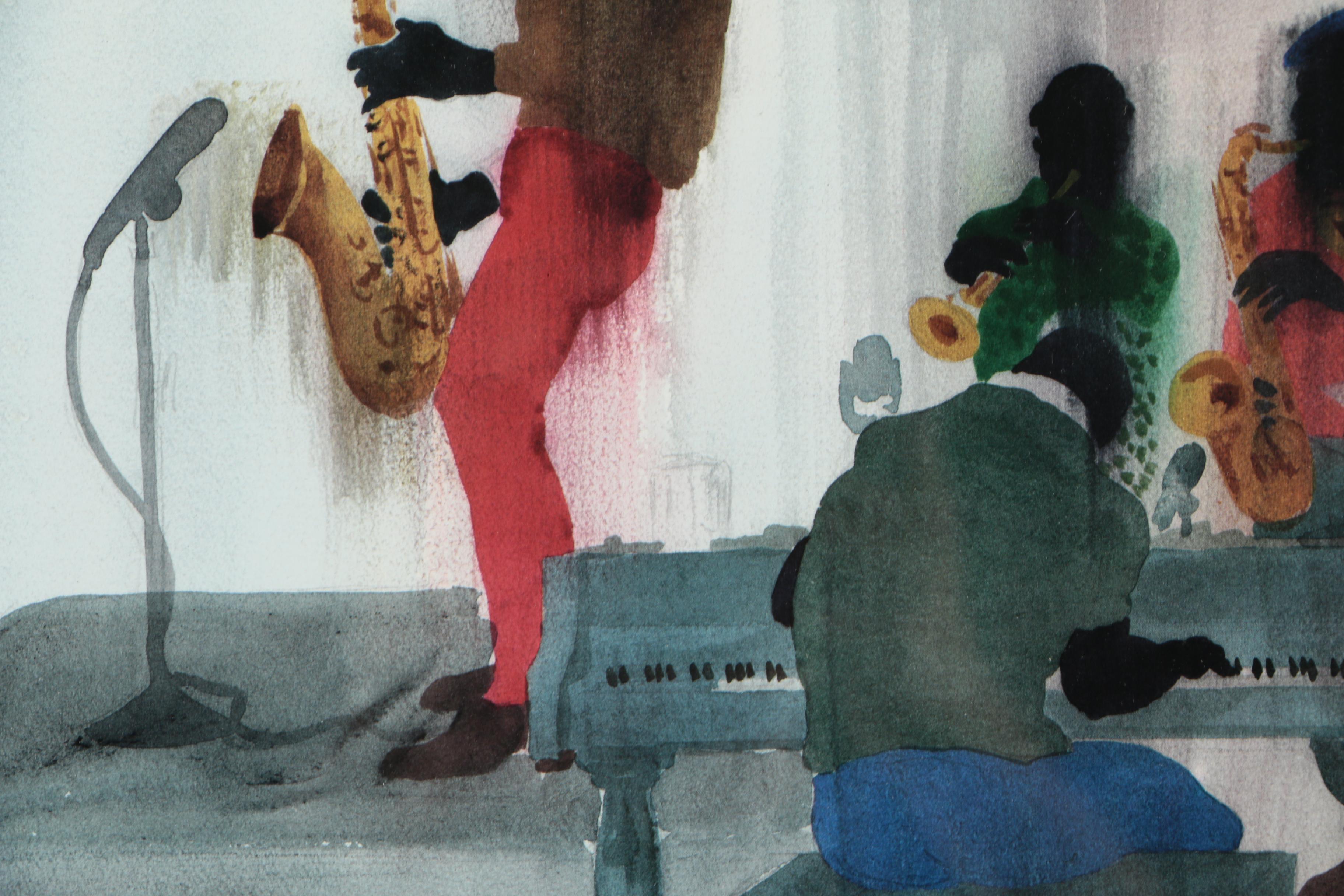 After Jim Tanaka Offset Lithograph "Stompin' At The Savoy"