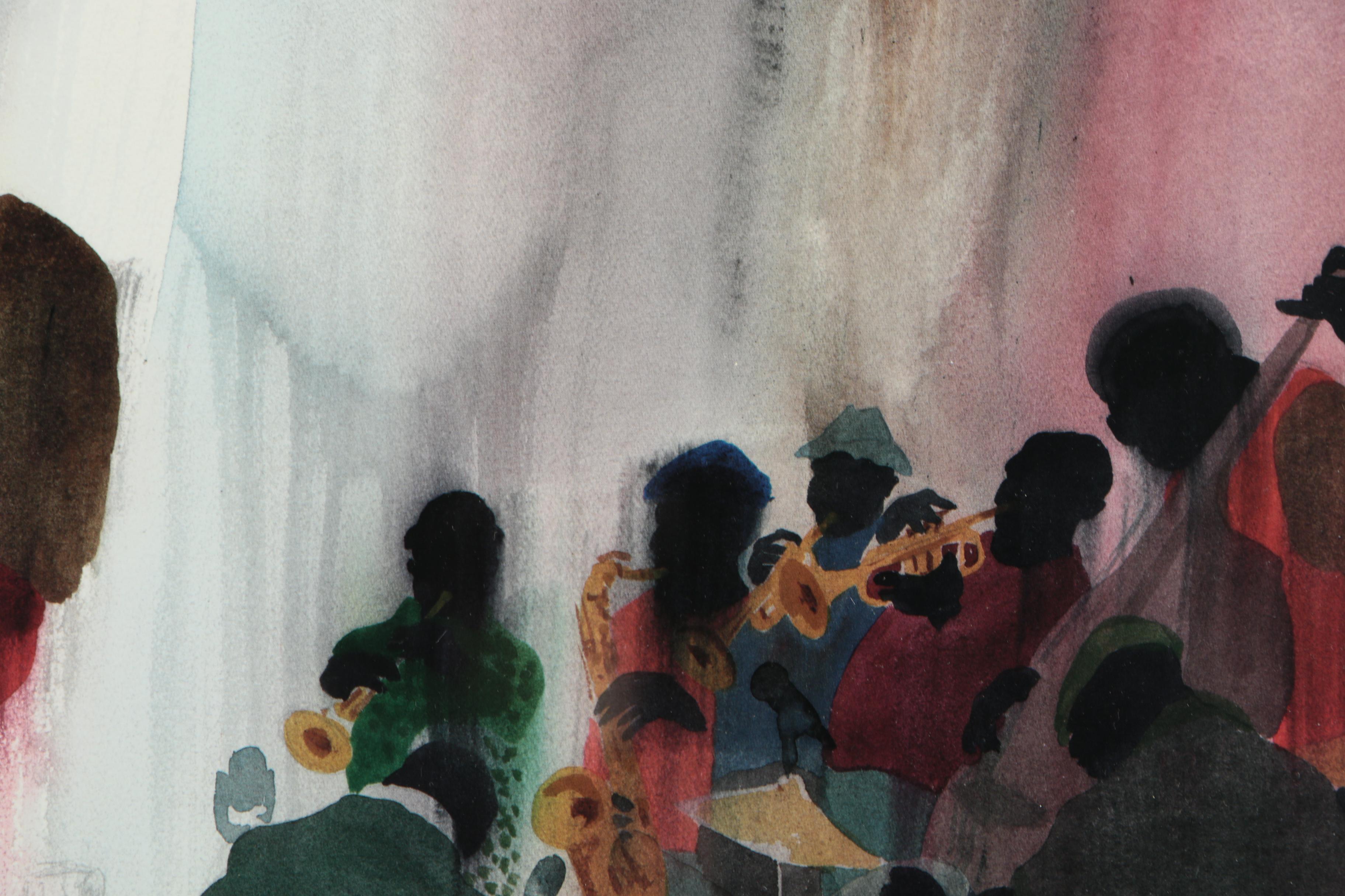 After Jim Tanaka Offset Lithograph "Stompin' At The Savoy"