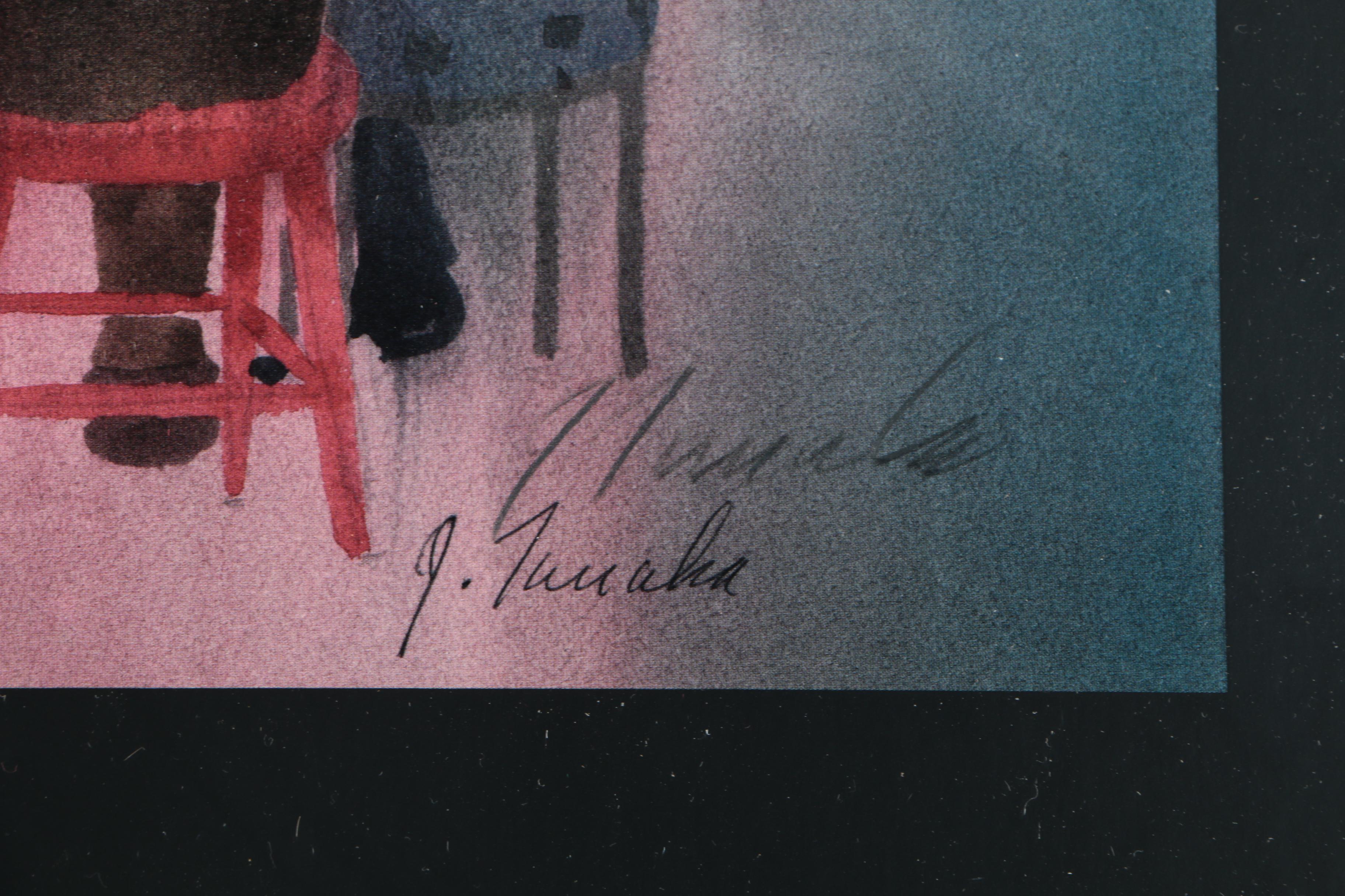 After Jim Tanaka Offset Lithograph "Stompin' At The Savoy"