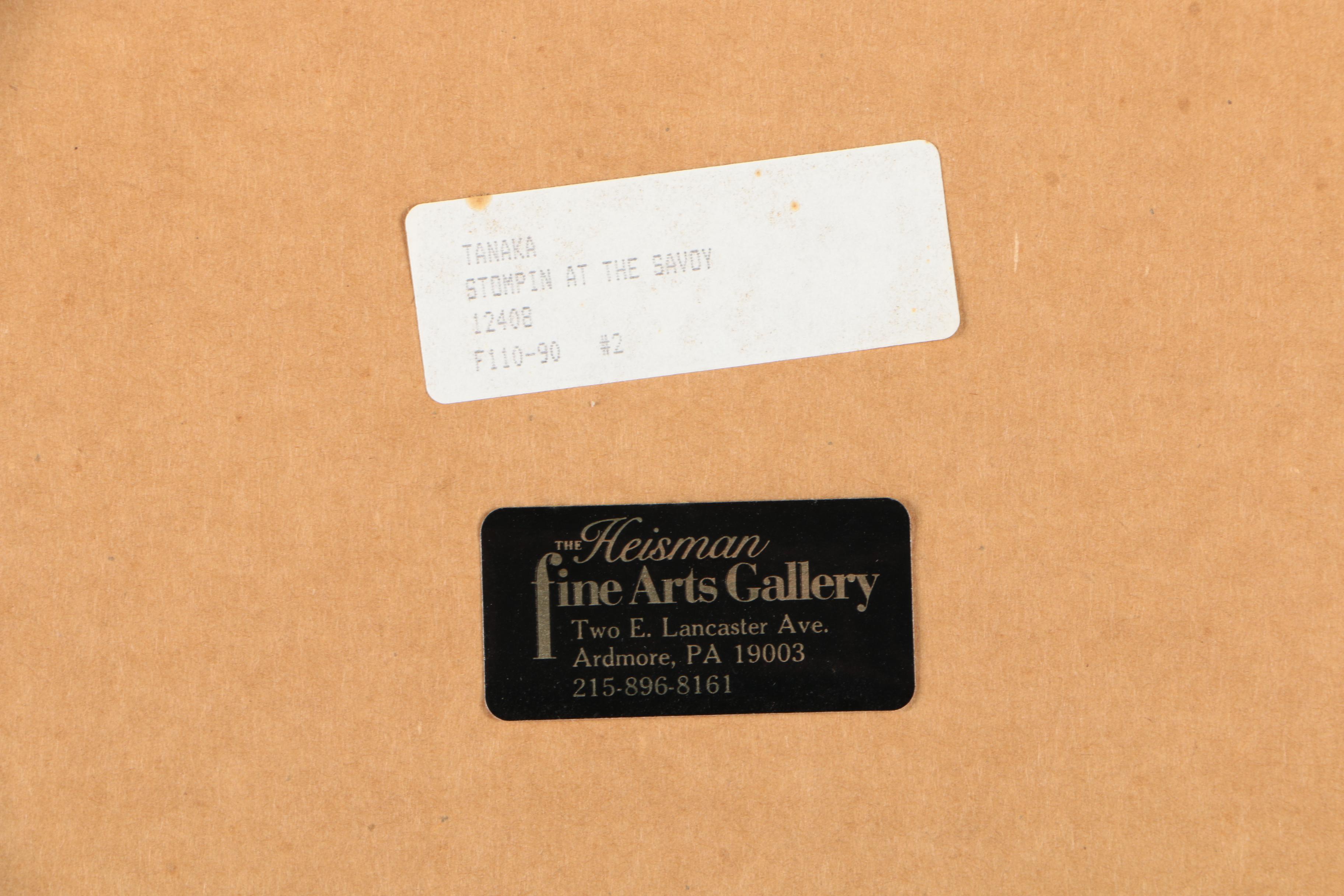 After Jim Tanaka Offset Lithograph "Stompin' At The Savoy"