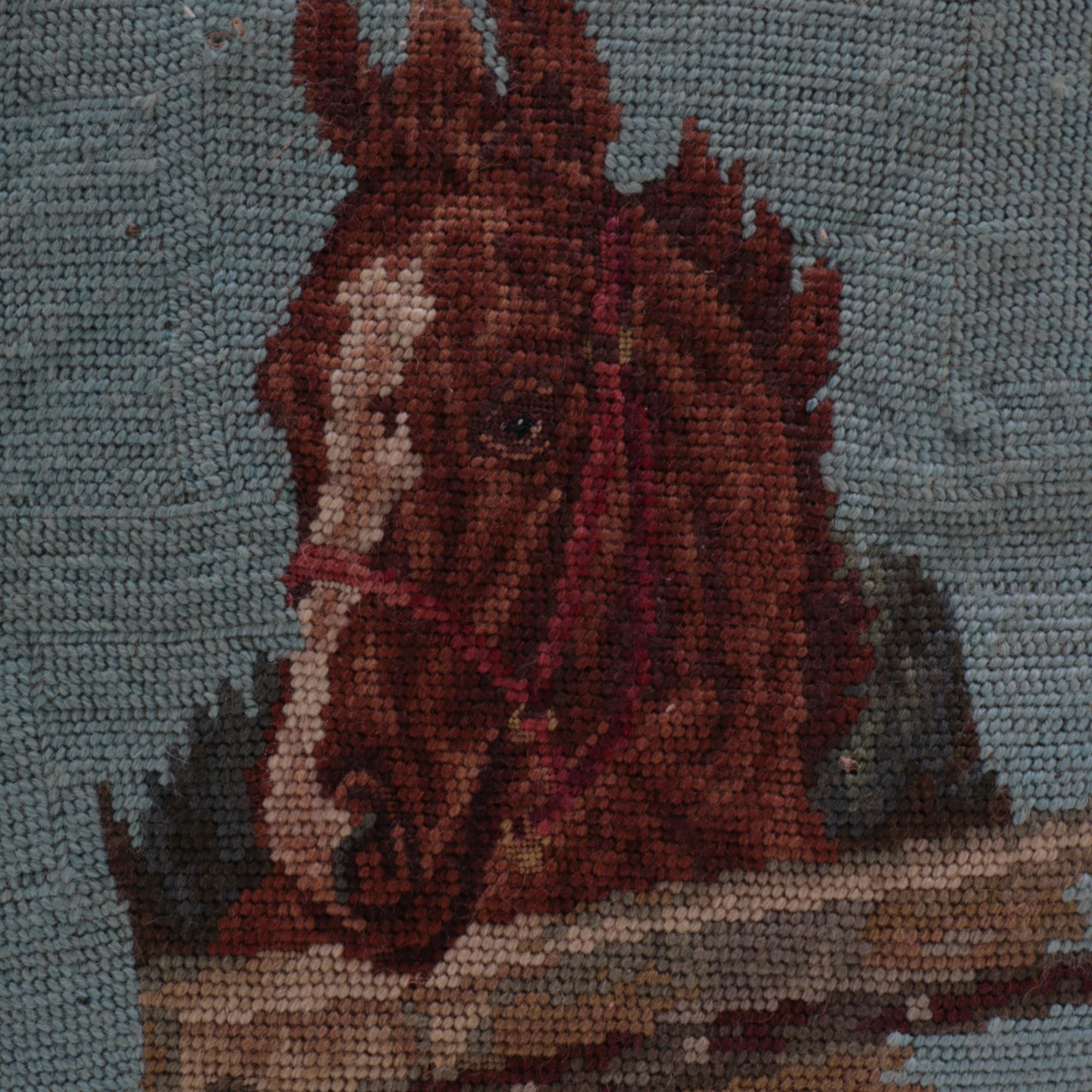 Needlepoint Portrait of a Horse