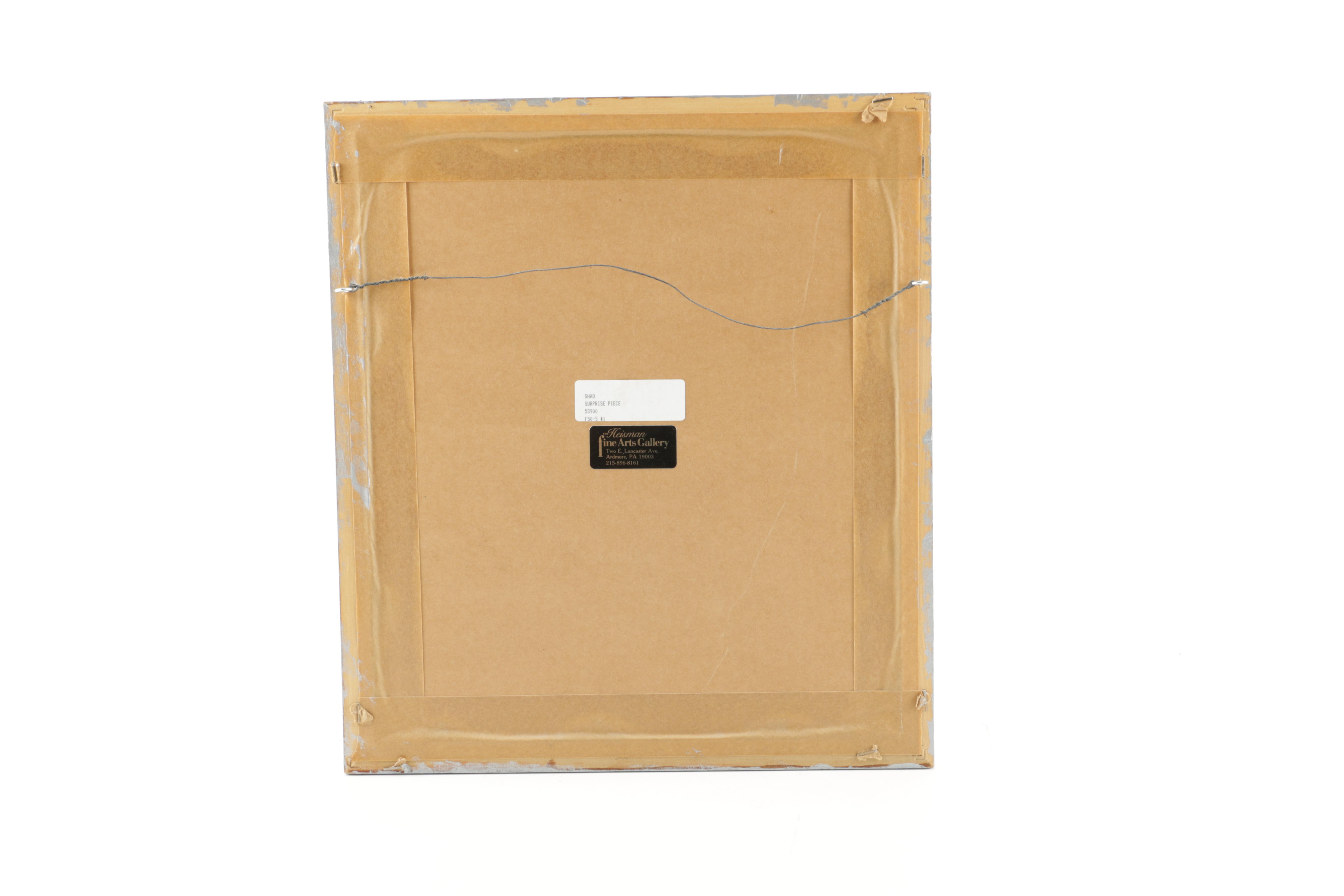 Shao Offset Lithograph "Surprise Piece"