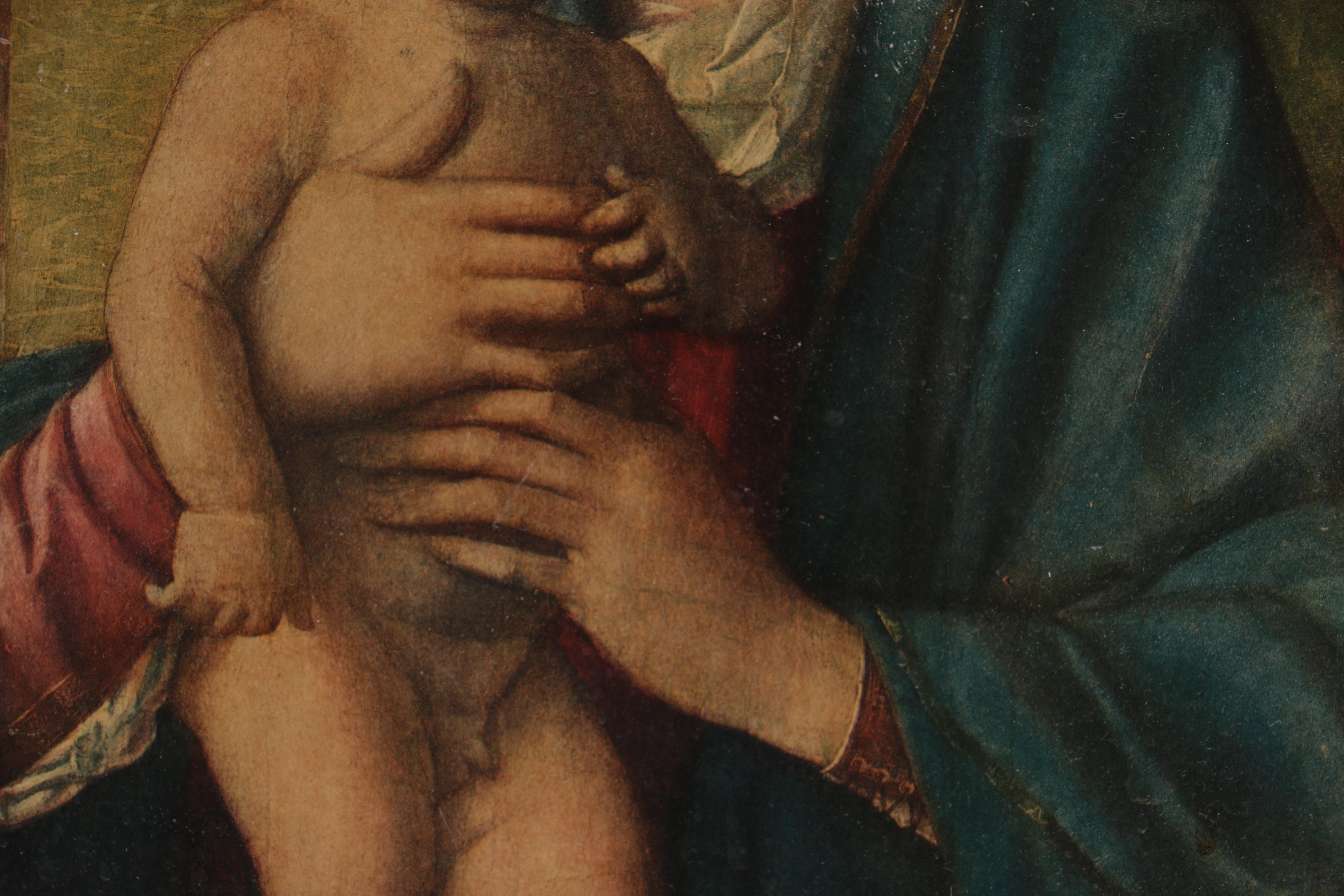 Giclee on Panel After Giovanni Bellini "Madonna of the Small Trees"