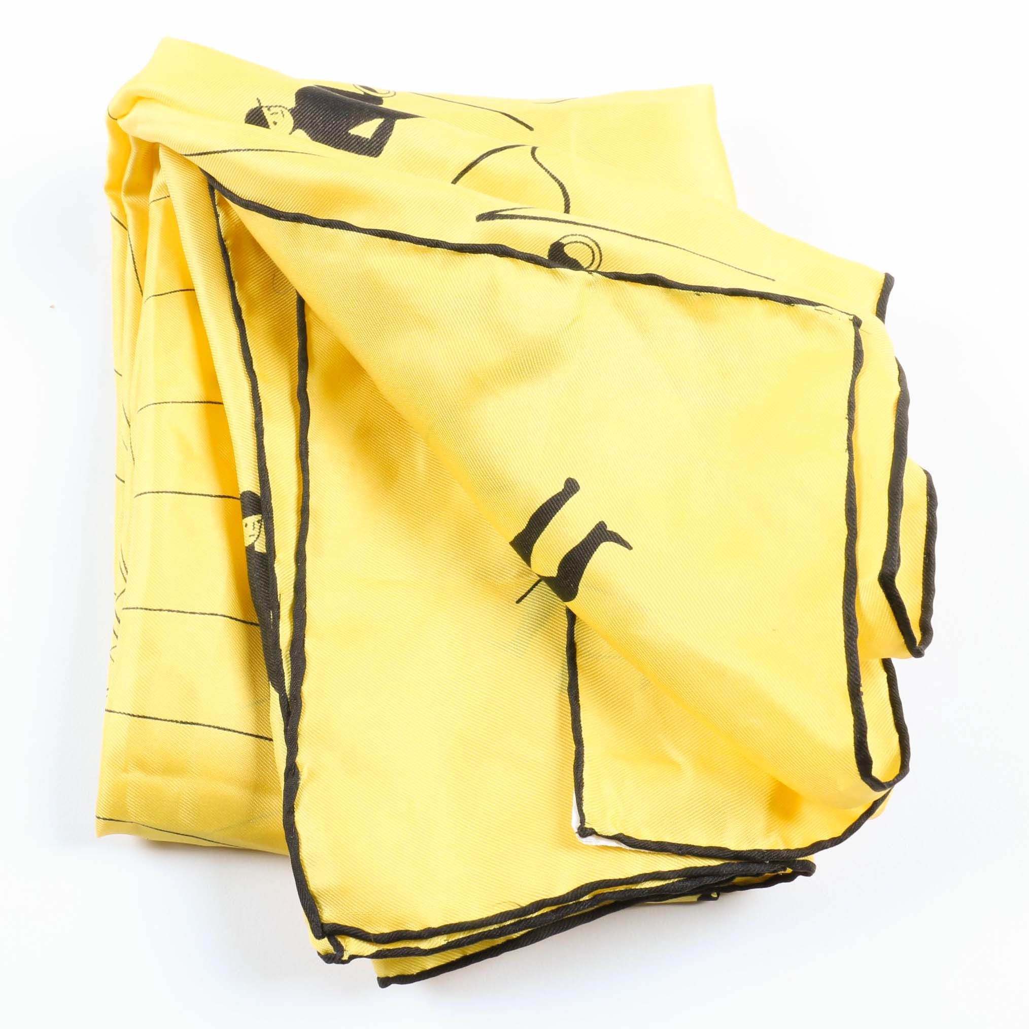 Jack & Charlie's "21" Silk Scarf