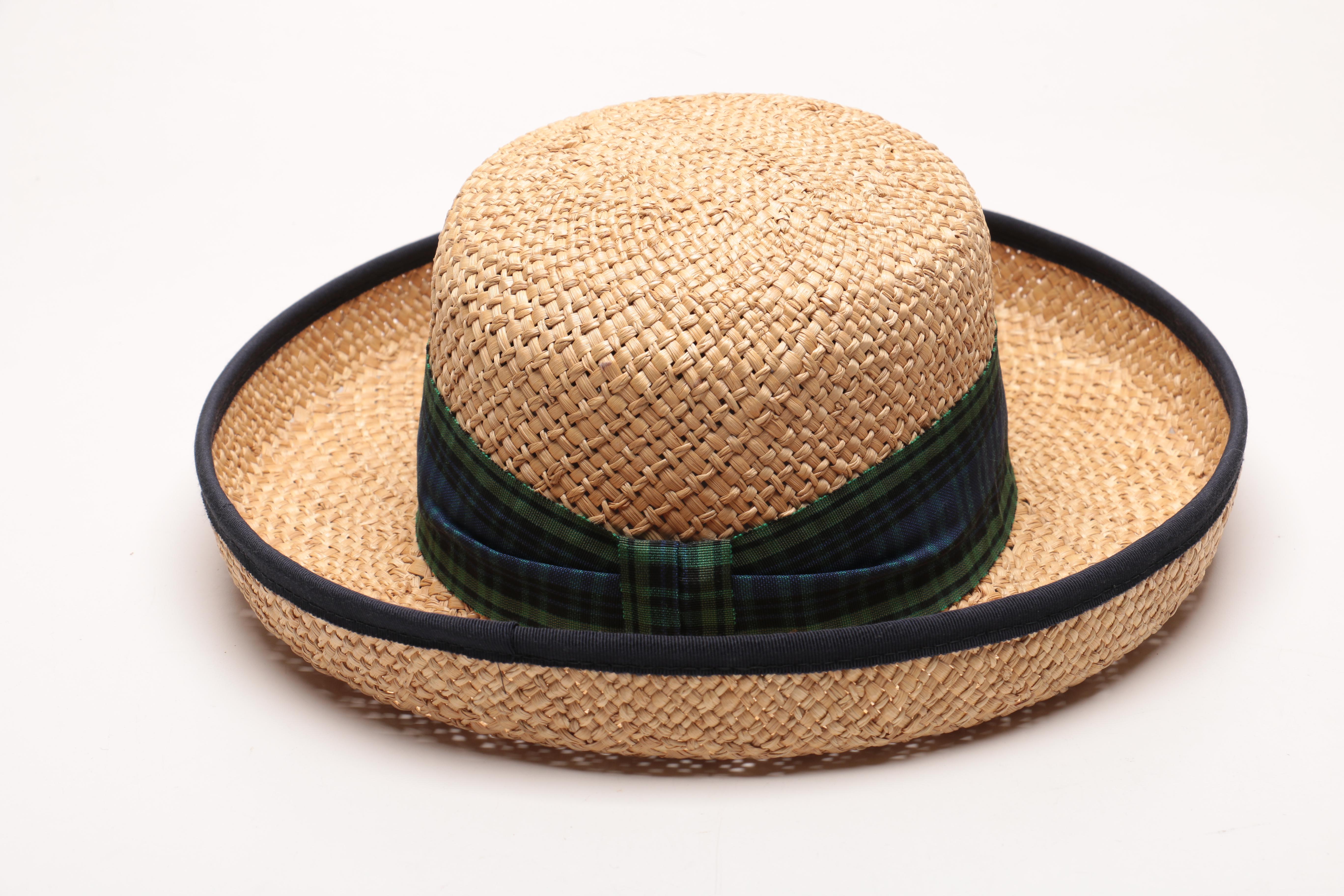 Women's Straw Hats Including Brooks Brothers