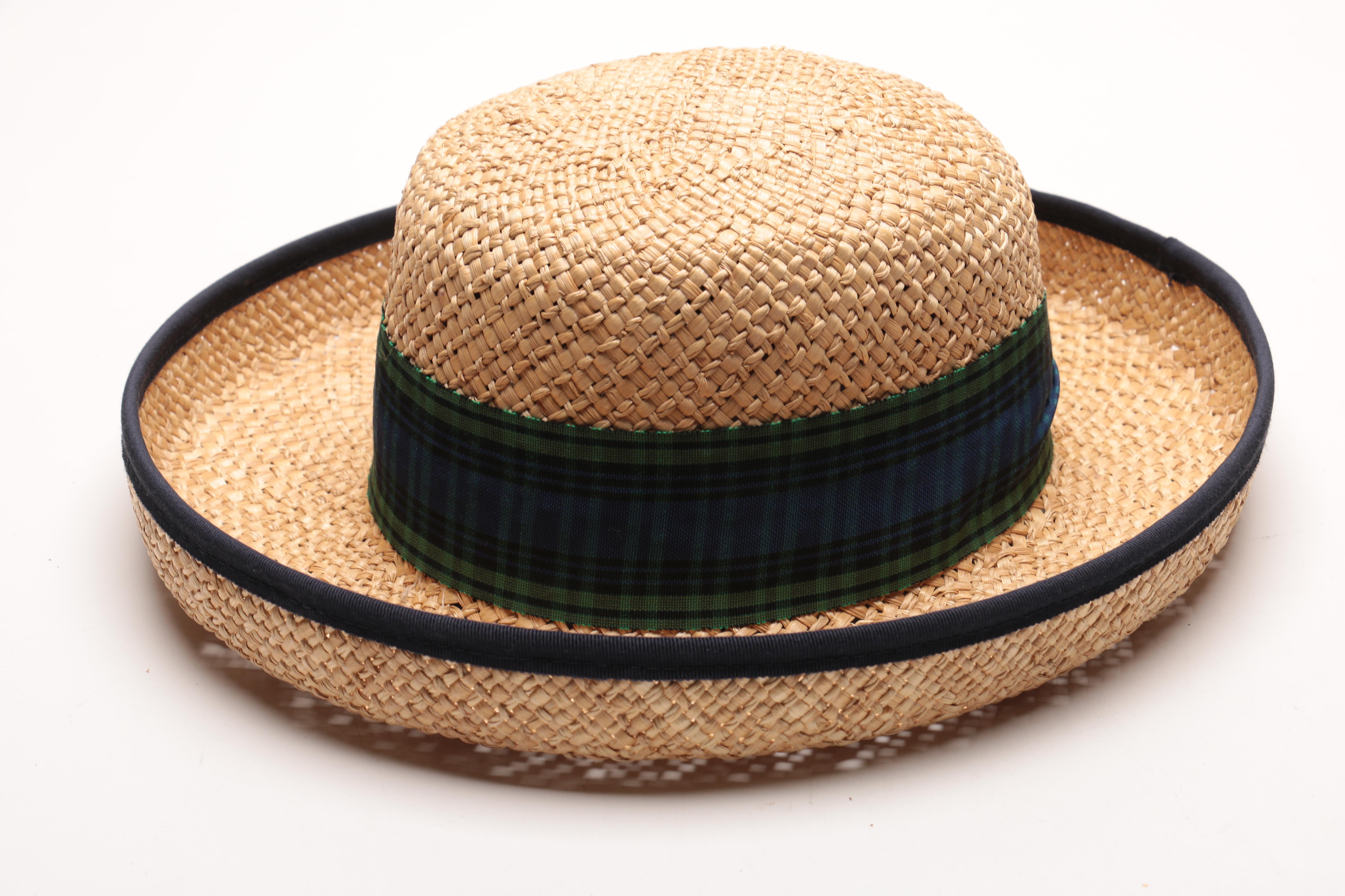 Women's Straw Hats Including Brooks Brothers