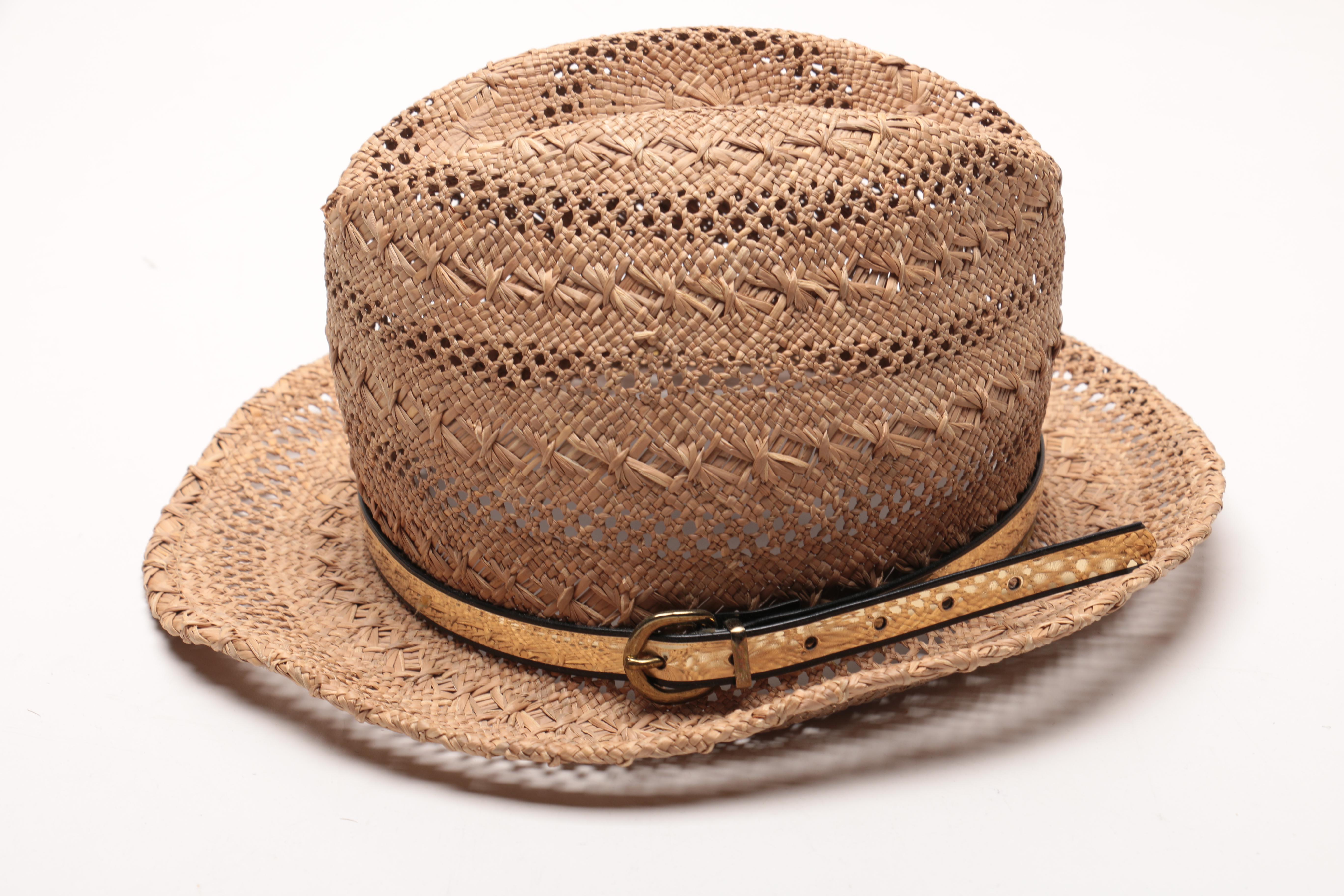 Women's Straw Hats Including Brooks Brothers