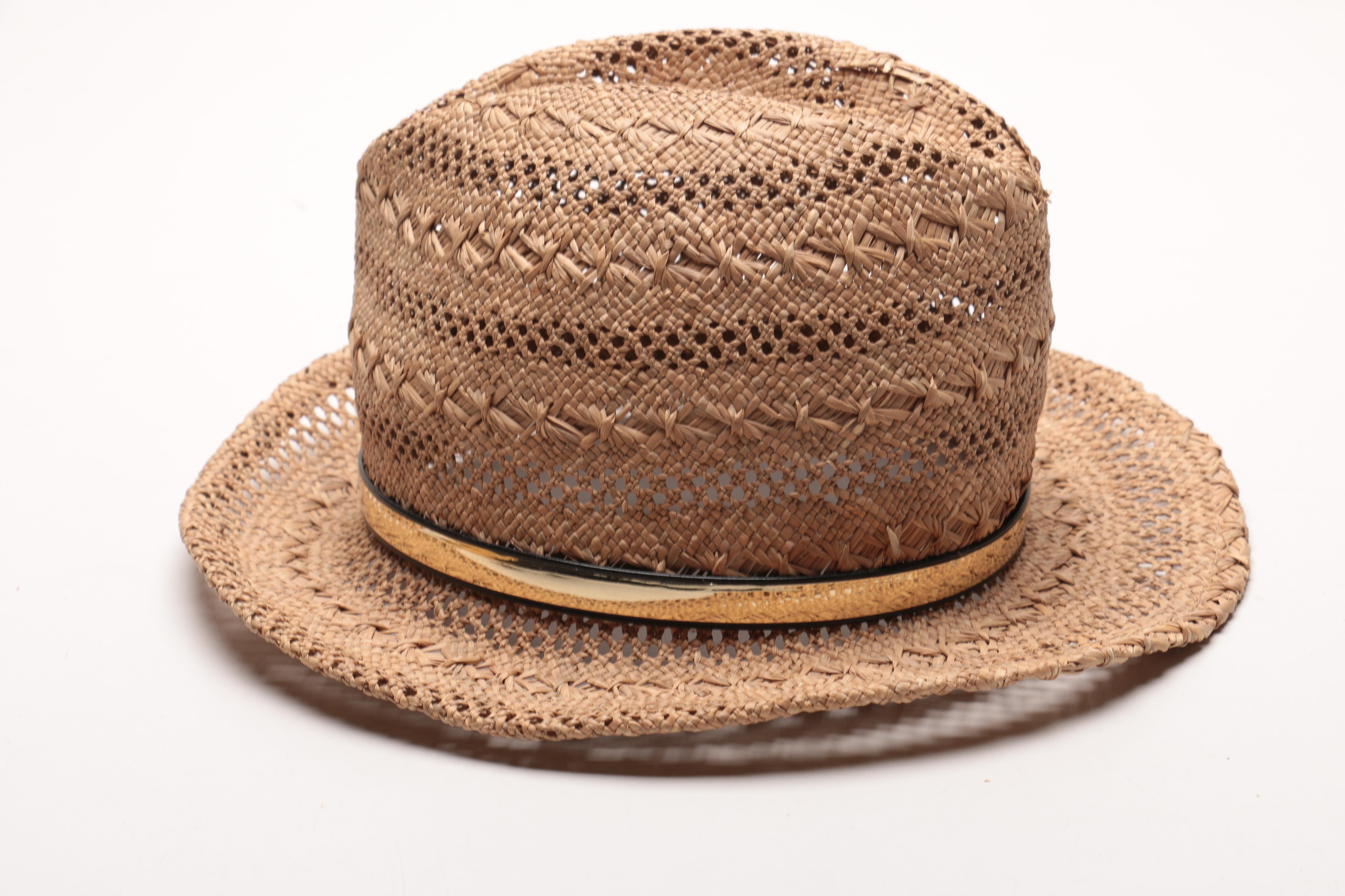 Women's Straw Hats Including Brooks Brothers