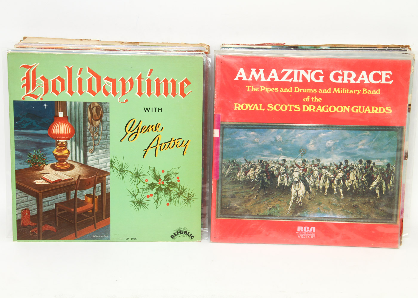 Assortment of Vintage Religious & Christmas Albums
