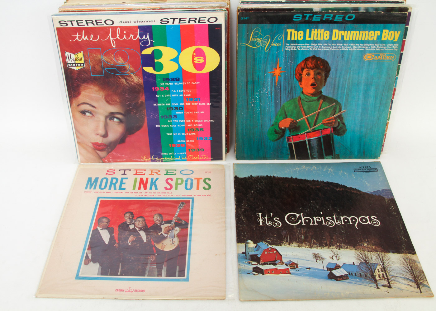 Assortment of Vintage Religious & Christmas Albums