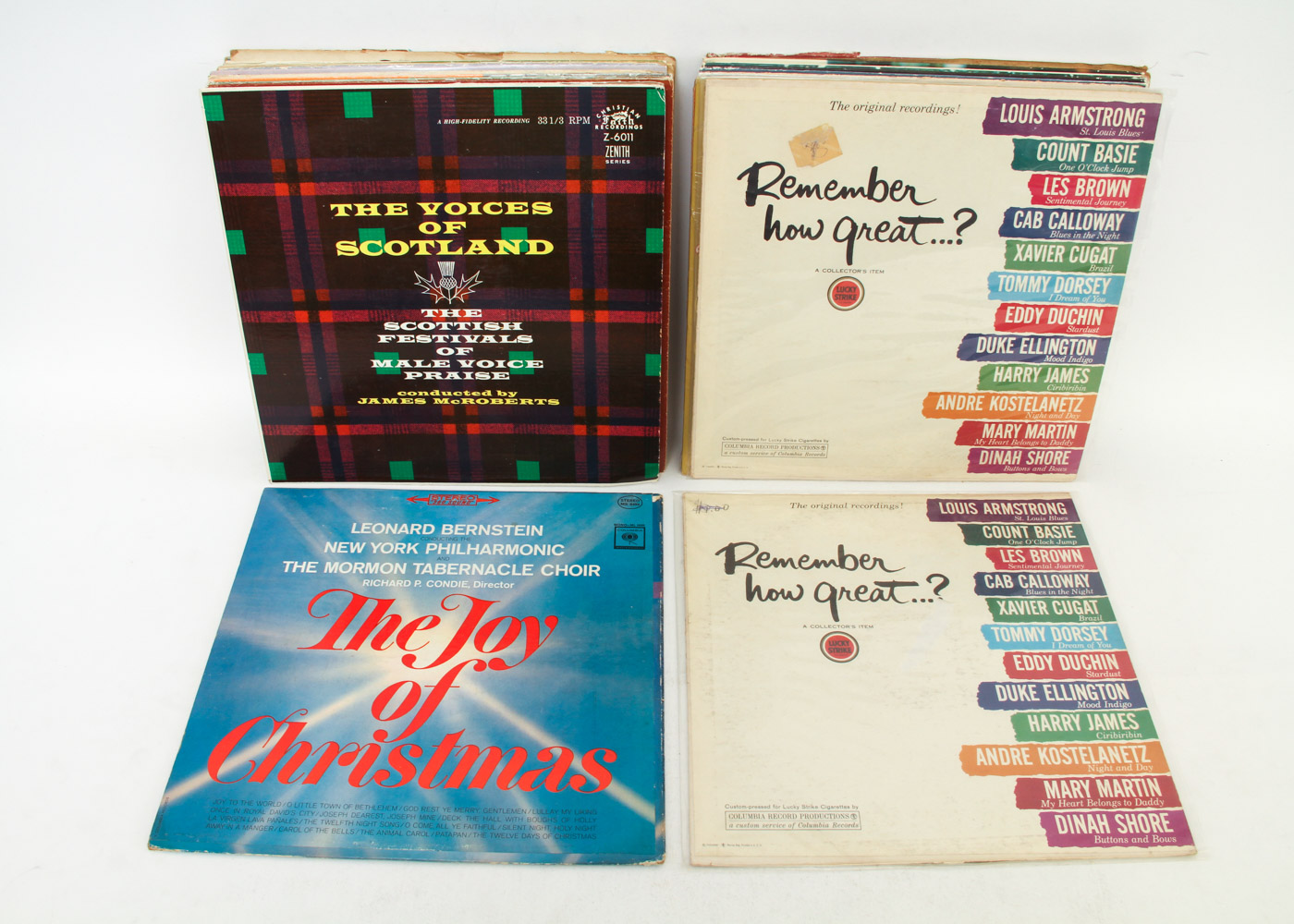 Assortment of Vintage Religious & Christmas Albums