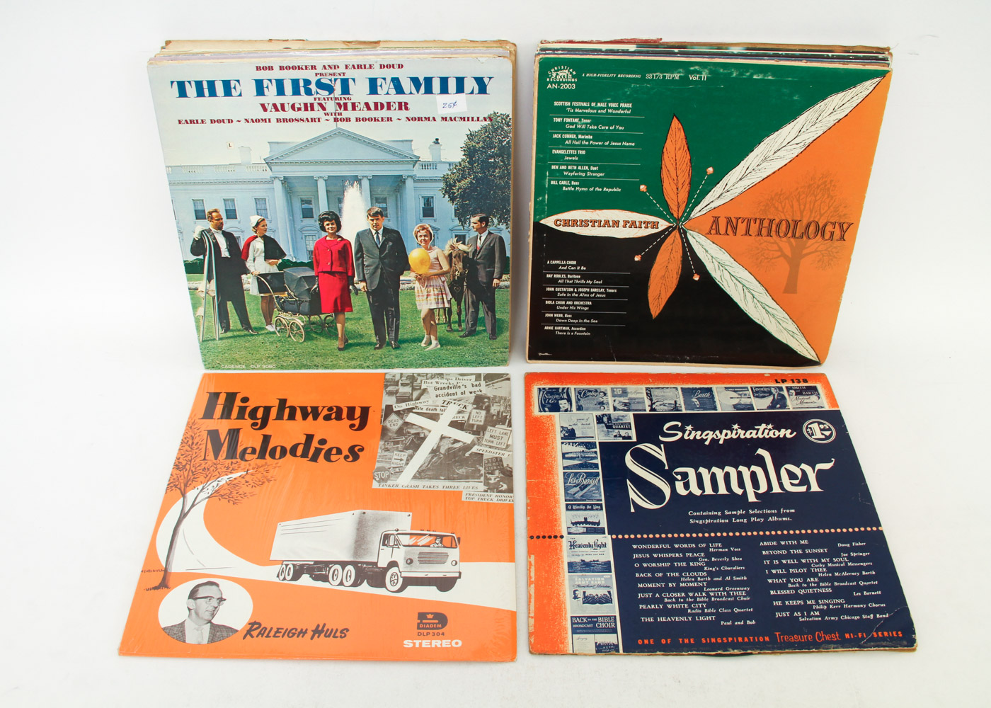 Assortment of Vintage Religious & Christmas Albums