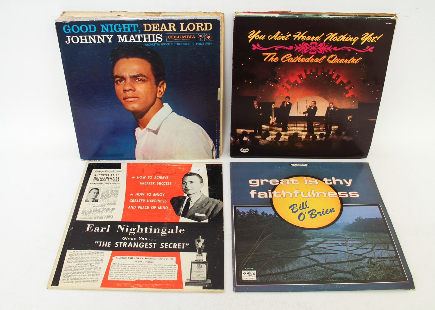 Assortment of Vintage Religious & Christmas Albums