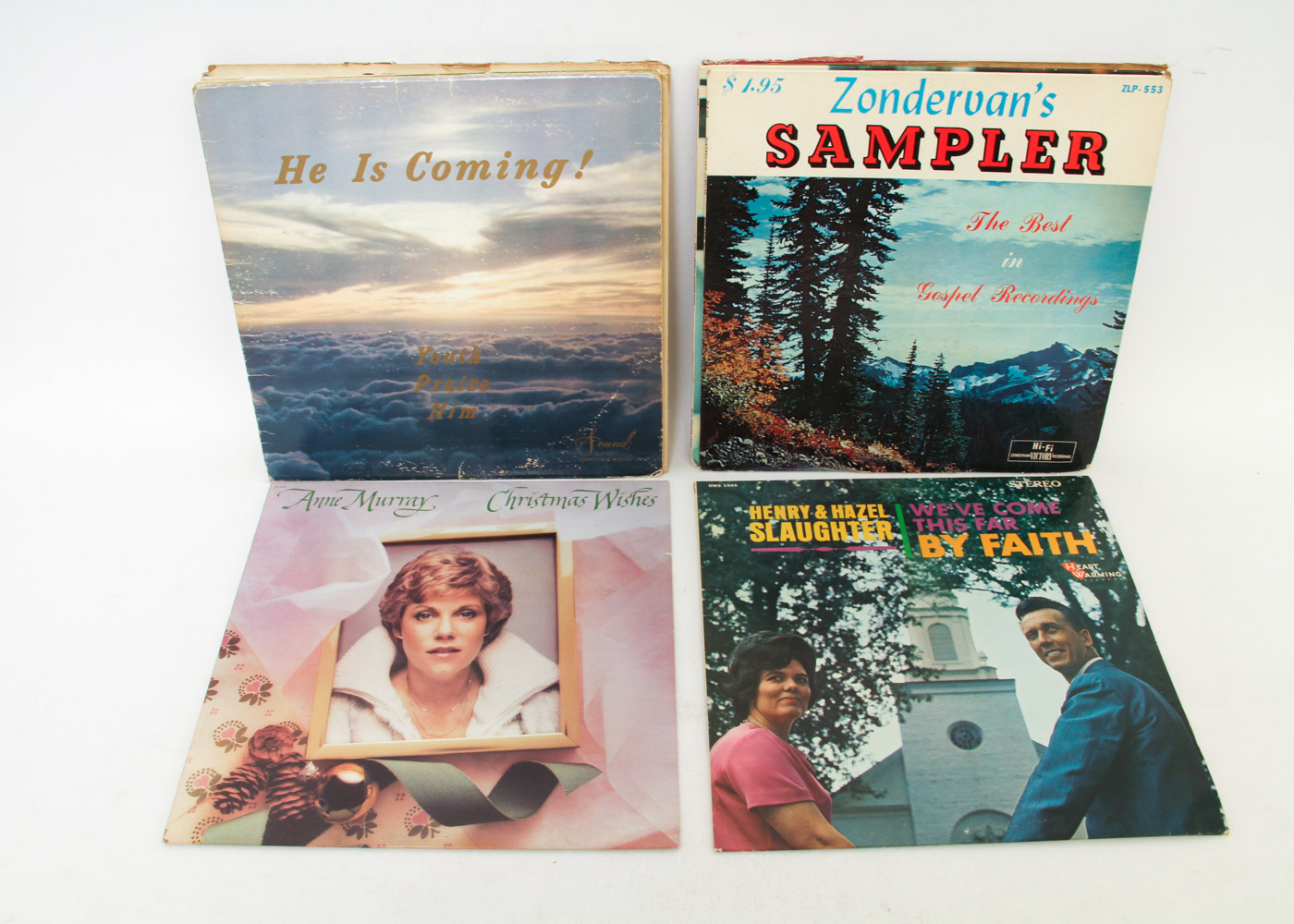Assortment of Vintage Religious & Christmas Albums