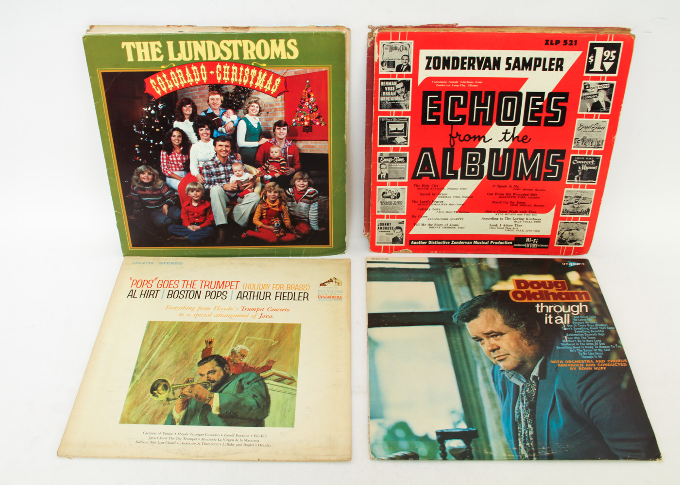 Assortment of Vintage Religious & Christmas Albums